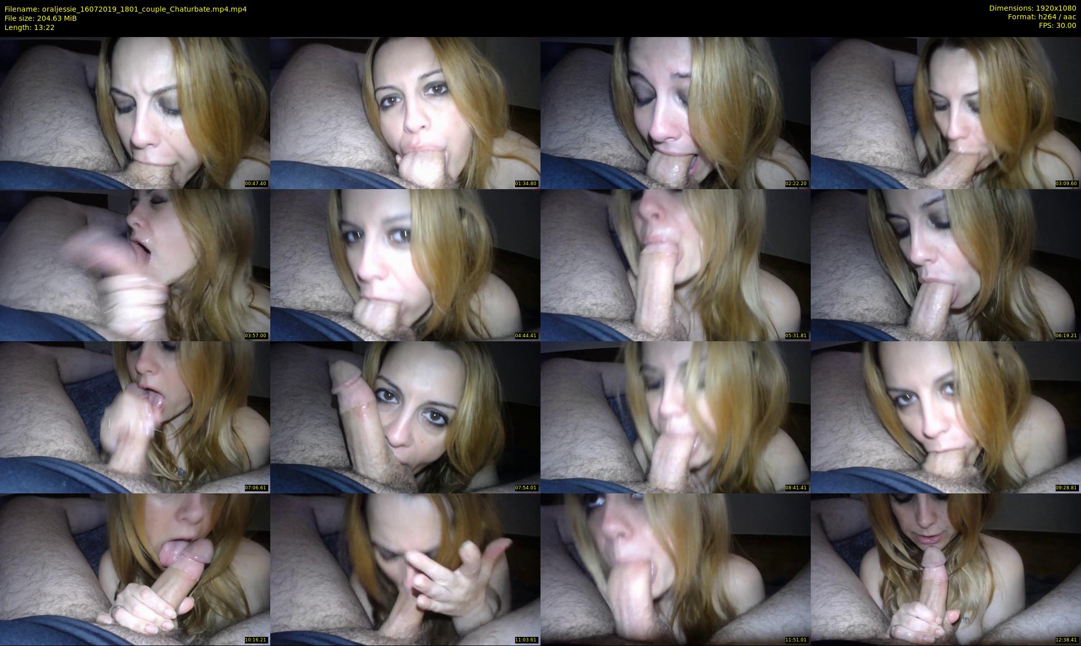 oraljessie — 14 minute Chaturbate couple cam show recording, 1080p, Jul 16, 2019