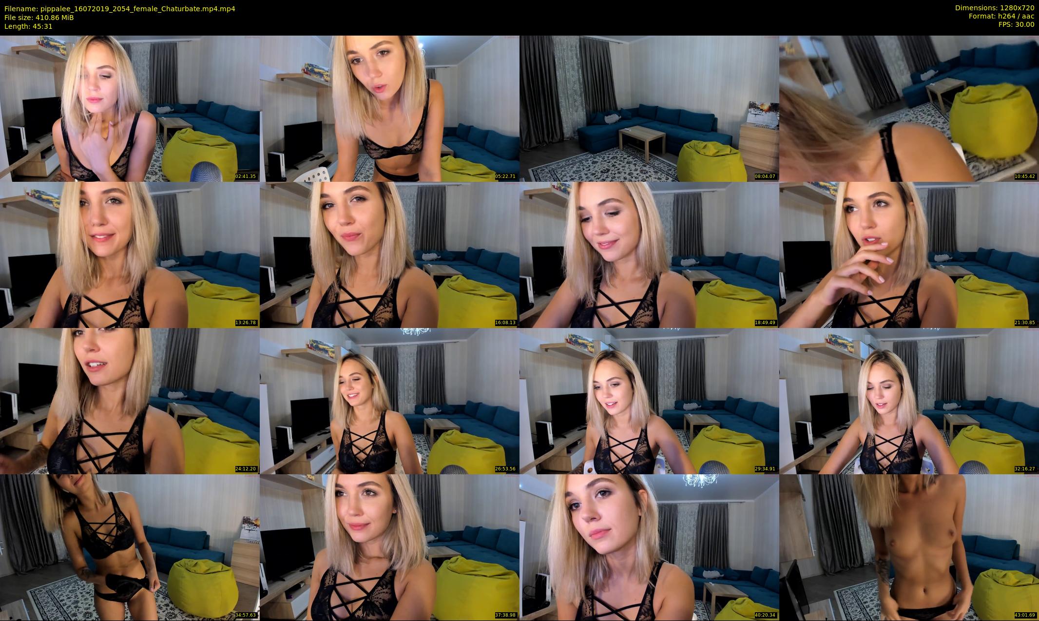 pippalee — 46 minute Chaturbate female cam show recording, 720p, Jul 16, 2019