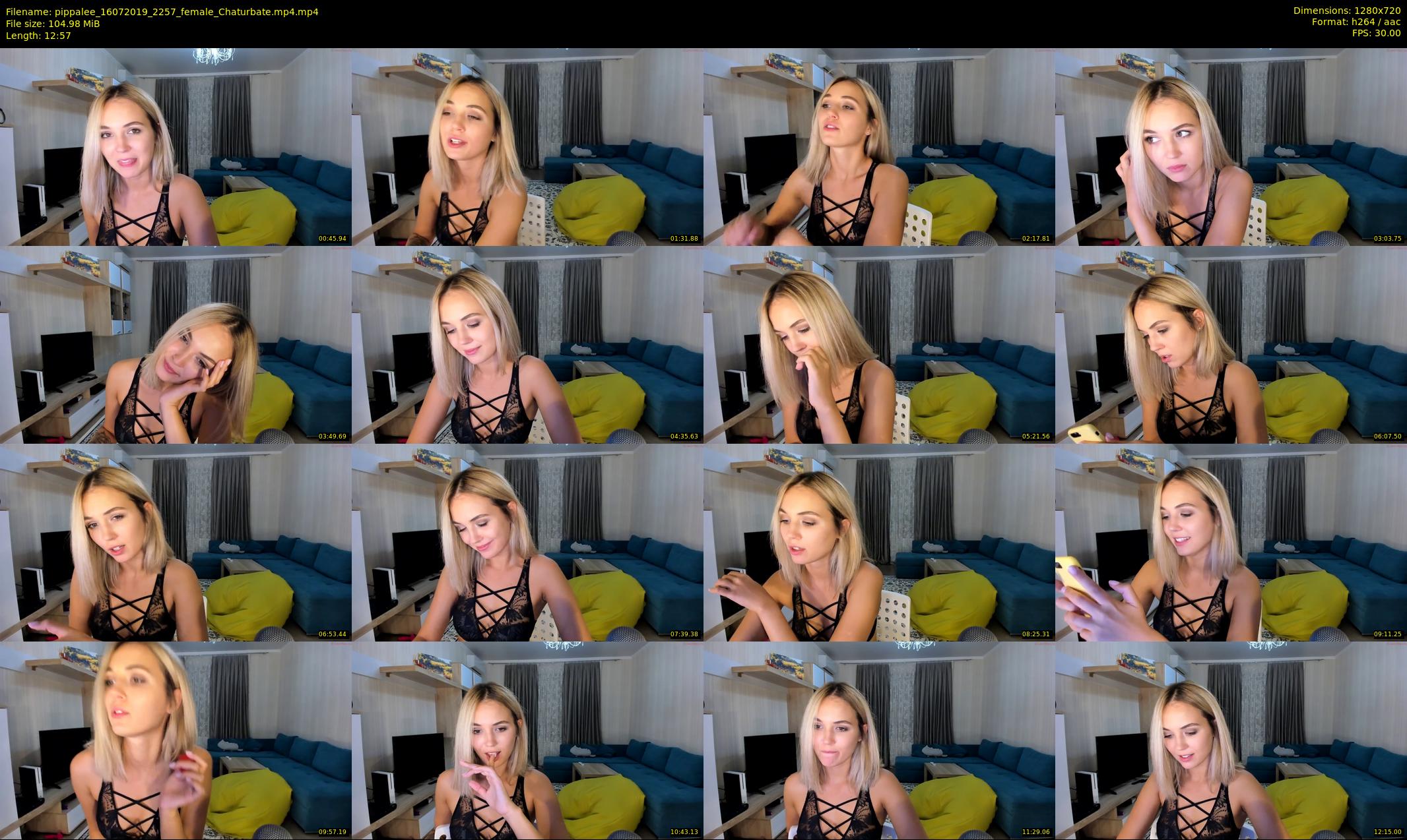 pippalee — 13 minute Chaturbate female cam show recording, 720p, Jul 16, 2019