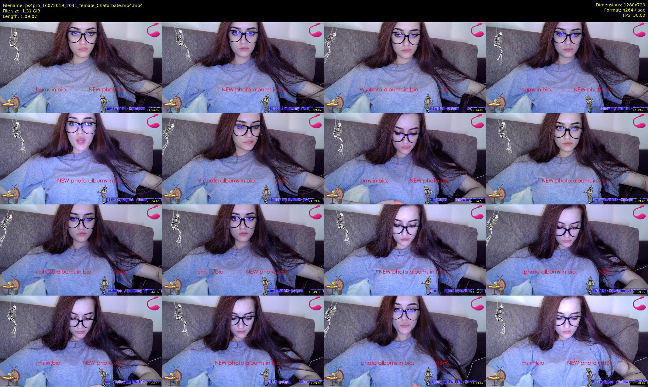 ps4pro — 70 minute Chaturbate female cam show recording, 720p, Jul 16, 2019