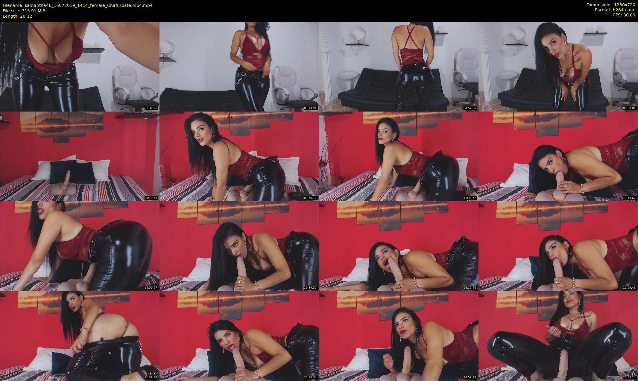 samantha46 — 29 minute Chaturbate female cam show recording, 720p, Jul 16, 2019