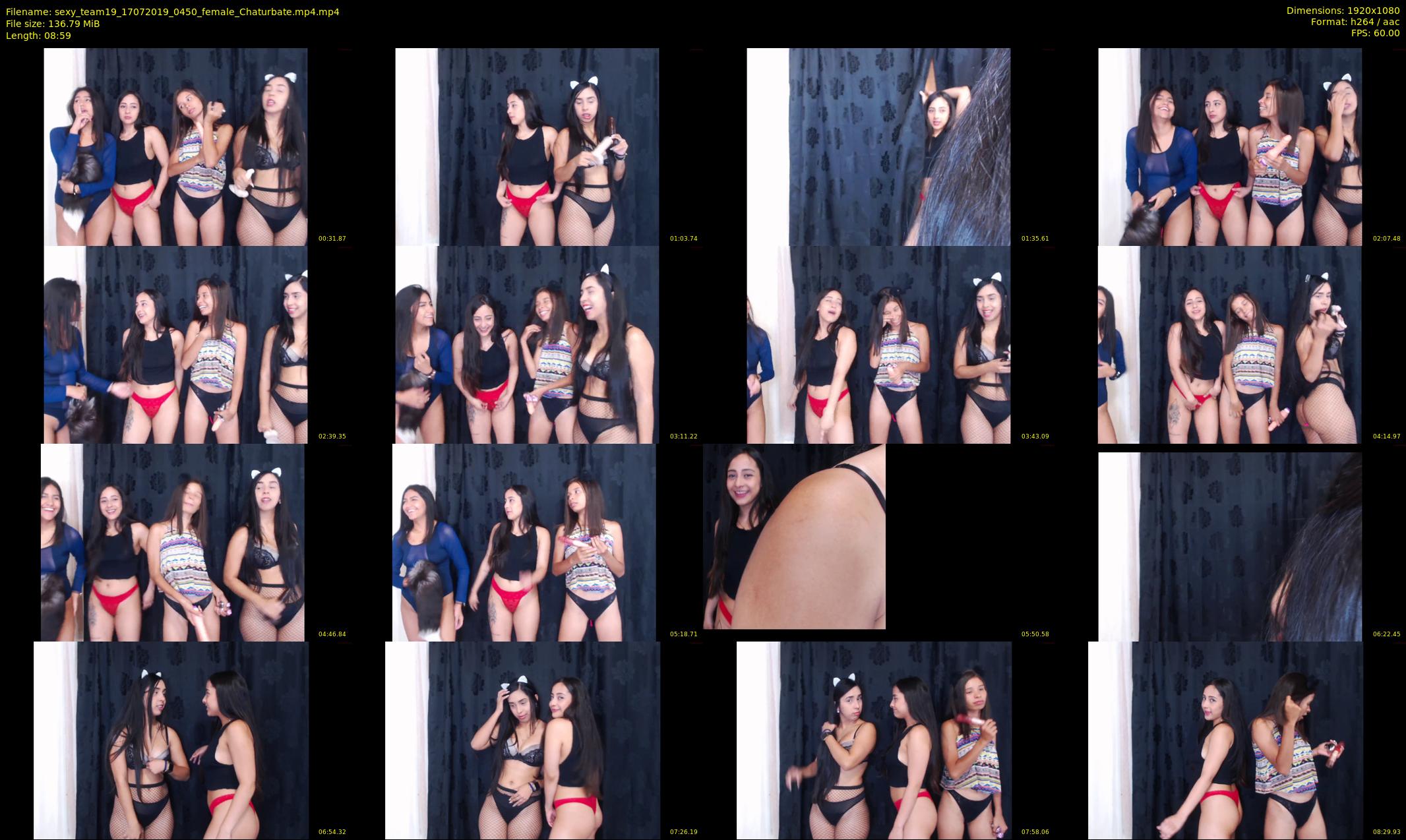 sexy_team19 — 9 minute Chaturbate female cam show recording, 1080p, Jul 17, 2019