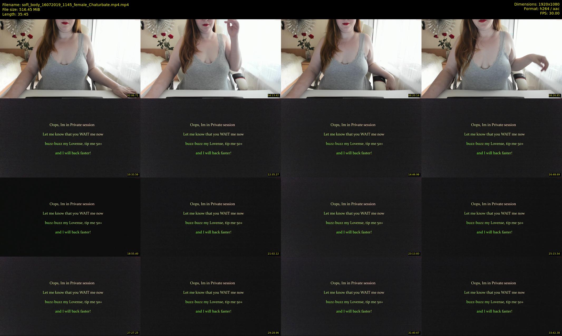 soft_body — 36 minute Chaturbate female cam show recording, 1080p, Jul 16, 2019
