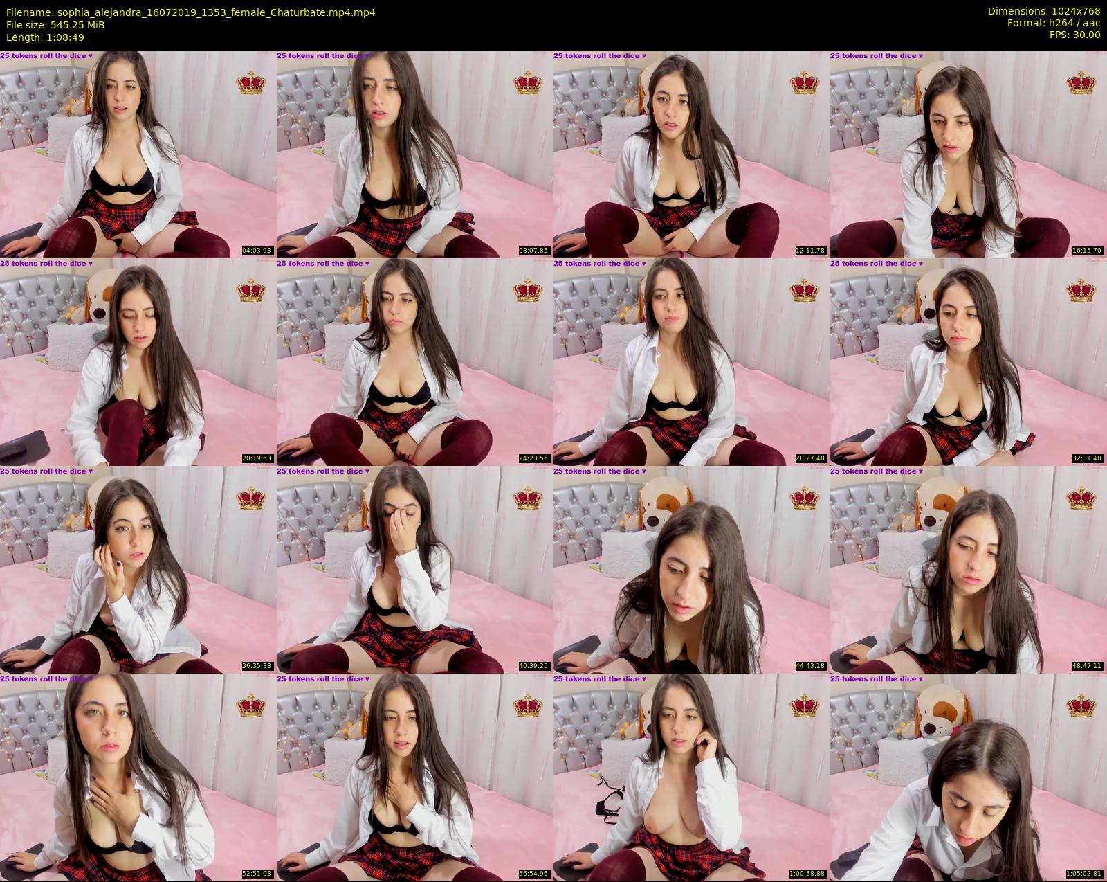 sophia_alejandra — 69 minute Chaturbate female cam show recording, 720p, Jul 16, 2019