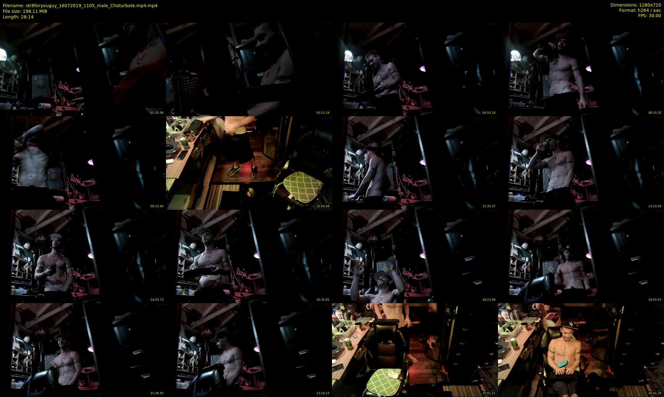str8foryouguy — 29 minute Chaturbate male cam show recording, 720p, Jul 16, 2019