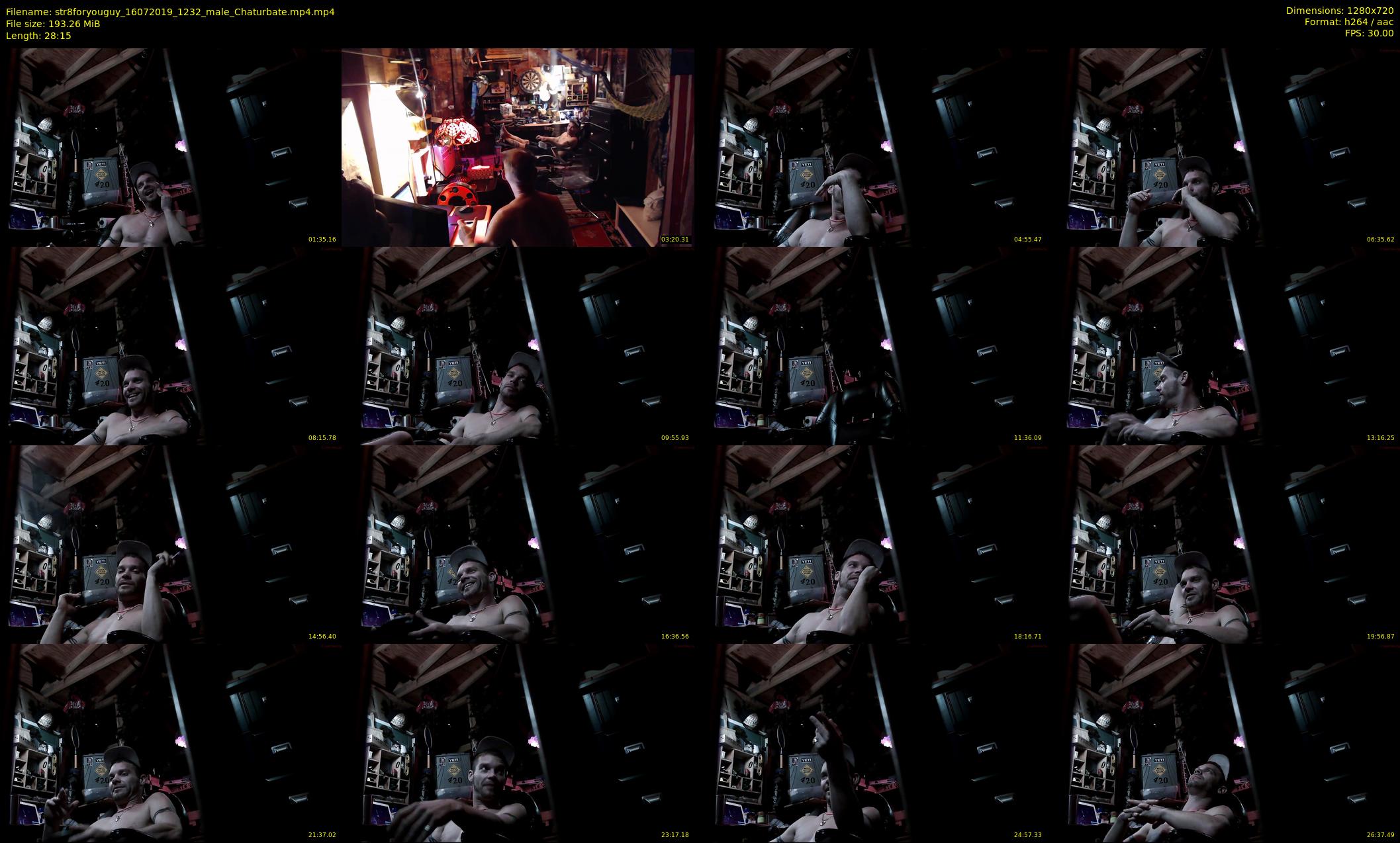 str8foryouguy — 29 minute Chaturbate male cam show recording, 720p, Jul 16, 2019