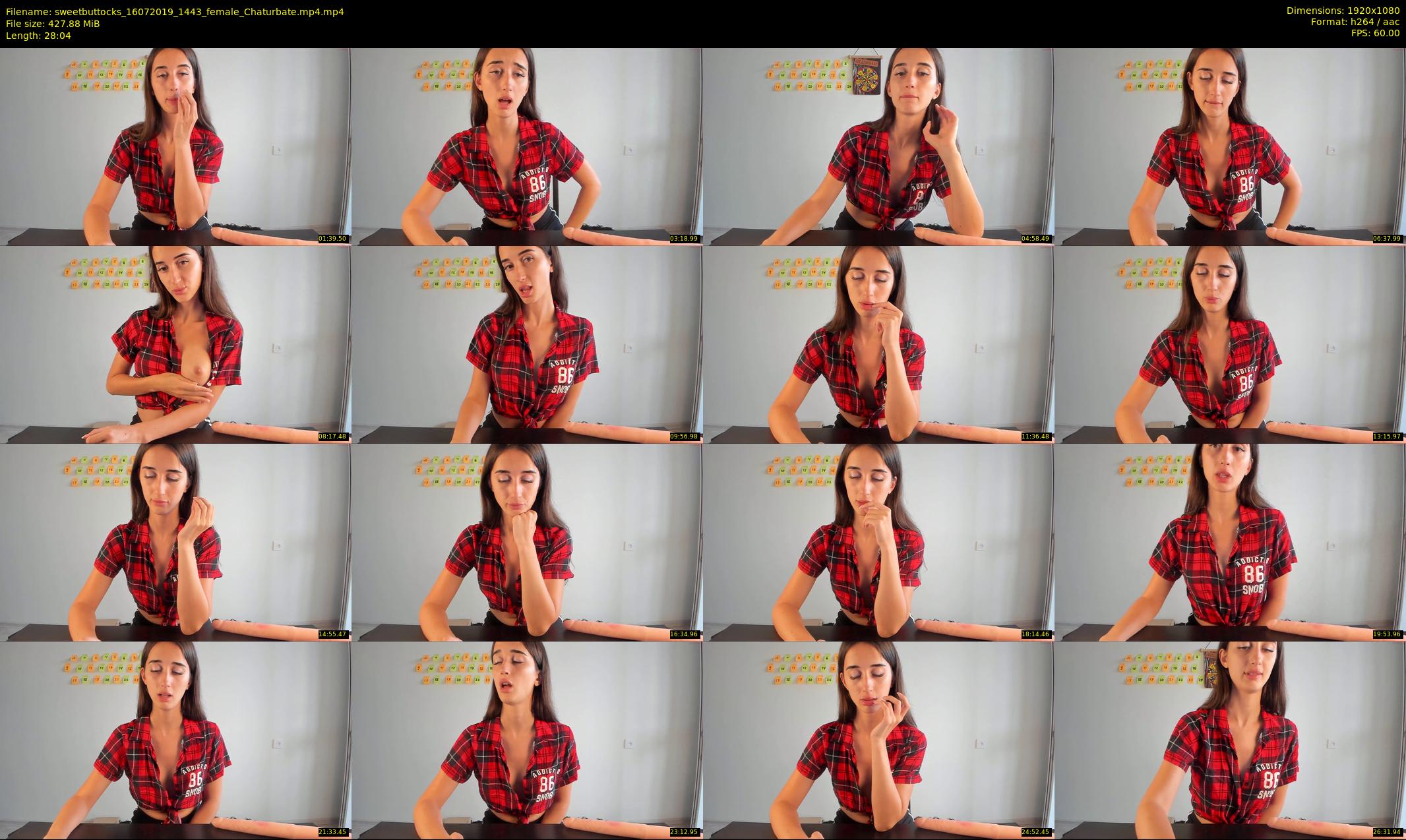sweetbuttocks — 29 minute Chaturbate female cam show recording, 1080p, Jul 16, 2019
