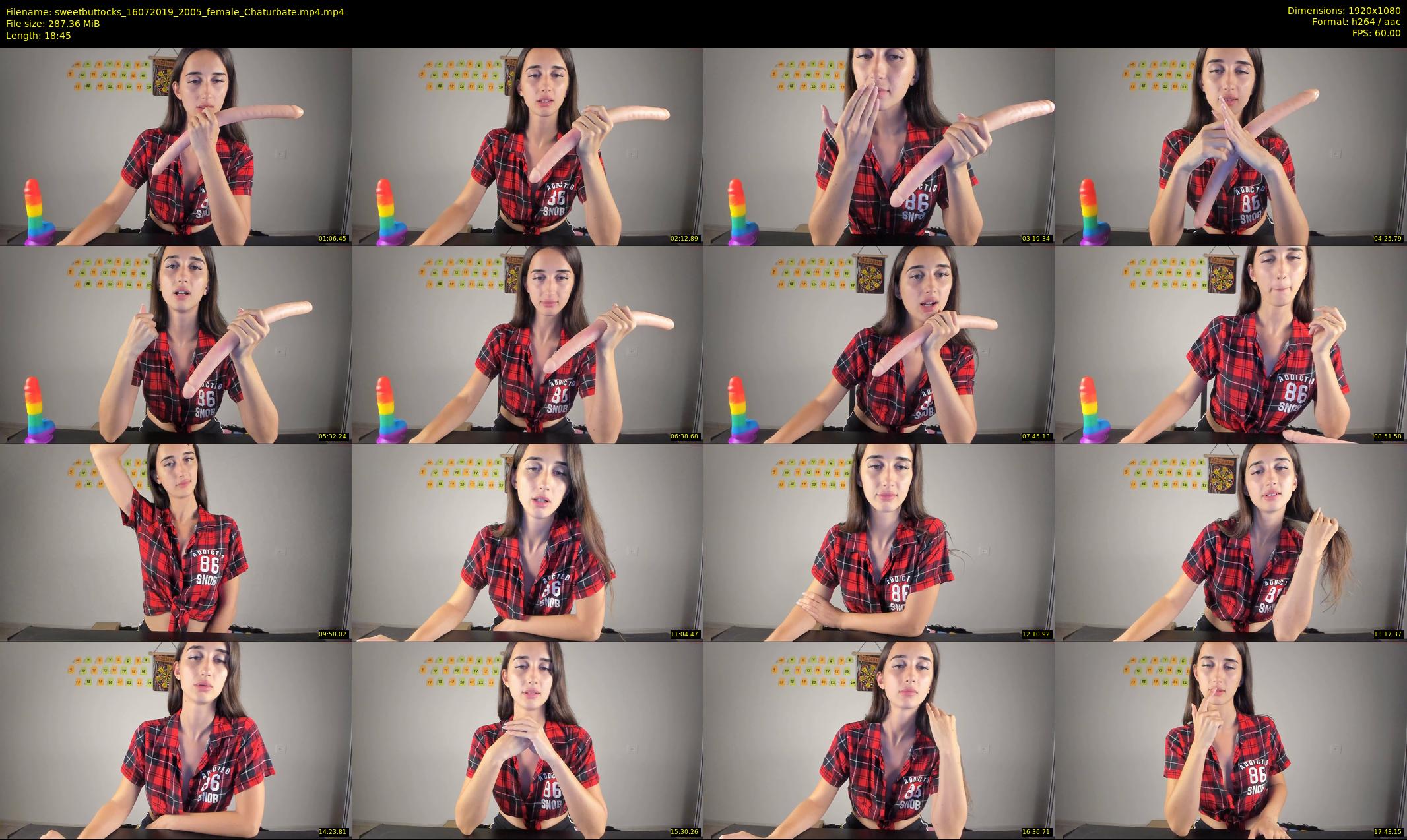 sweetbuttocks — 19 minute Chaturbate female cam show recording, 1080p, Jul 16, 2019