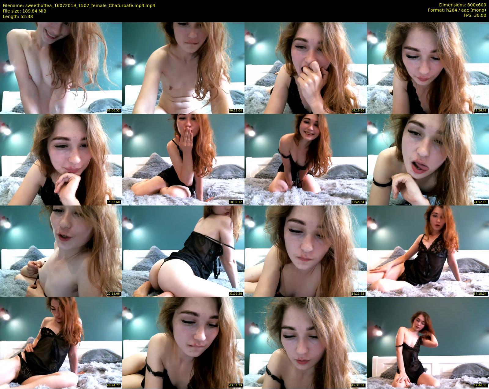 sweethottea — 53 minute Chaturbate female cam show recording, 480p, Jul 16, 2019