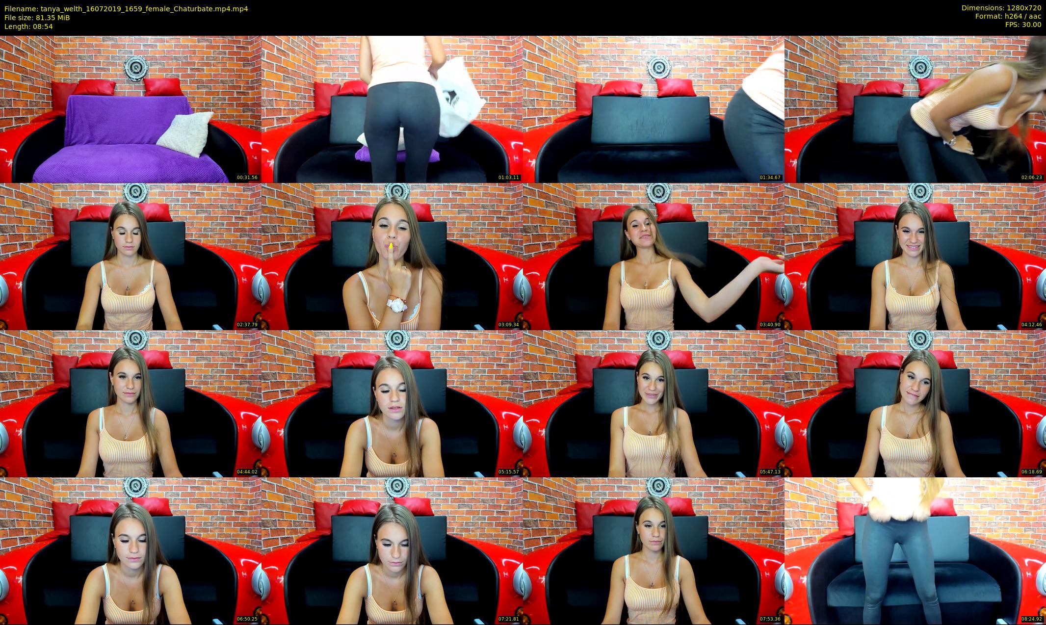 tanya_welth — 9 minute Chaturbate female cam show recording, 720p, Jul 16, 2019