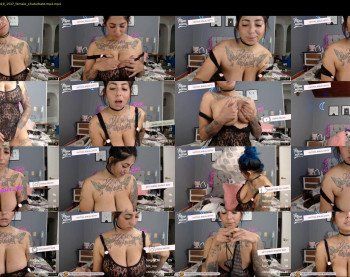 tattoo_ninja_kitty — 58 minute Chaturbate female cam show recording, 480p, Jul 16, 2019