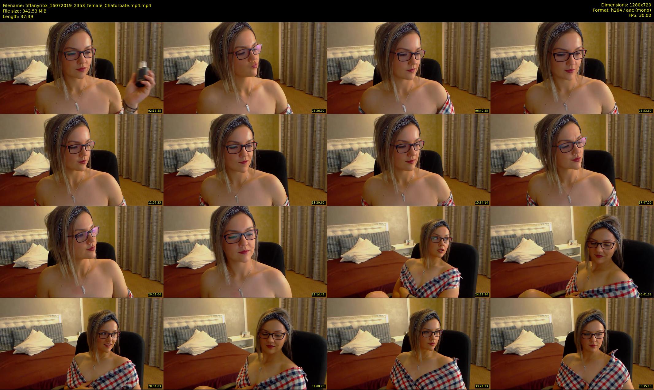 tiffanyriox — 38 minute Chaturbate female cam show recording, 720p, Jul 16, 2019