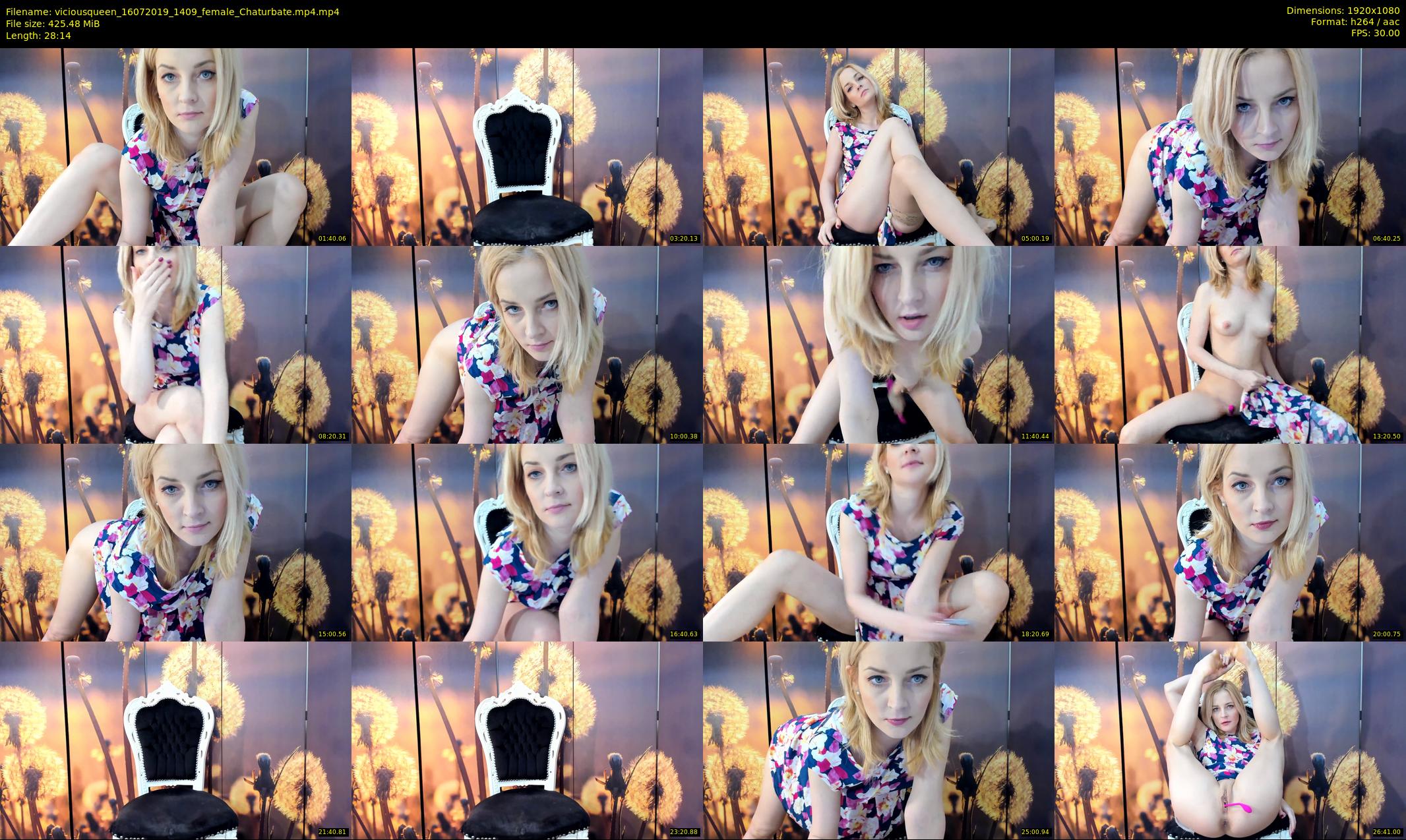 viciousqueen — 29 minute Chaturbate female cam show recording, 1080p, Jul 16, 2019