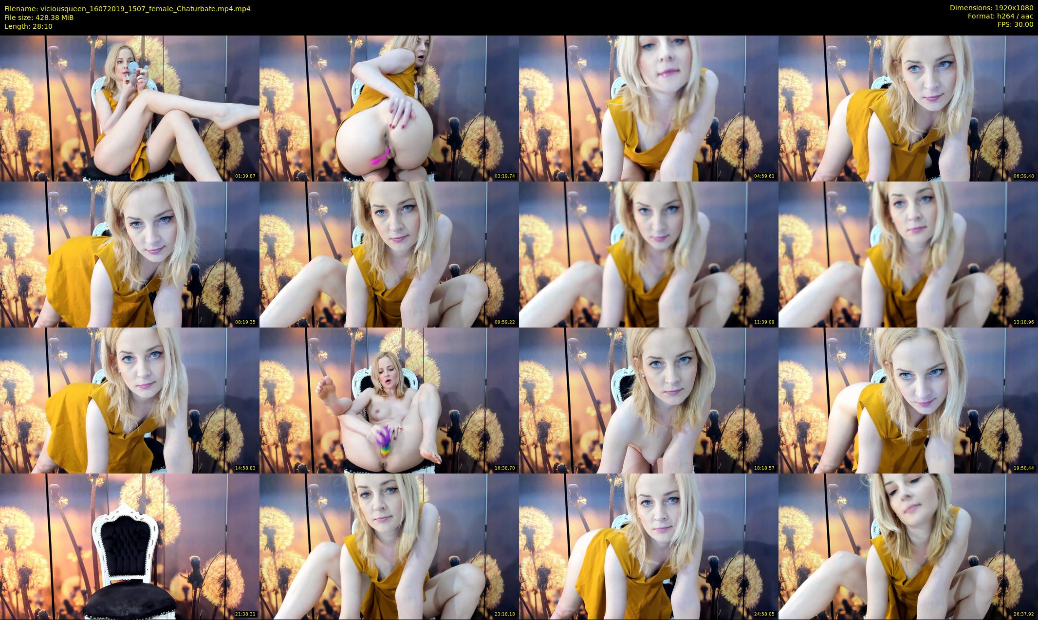 viciousqueen — 29 minute Chaturbate female cam show recording, 1080p, Jul 16, 2019