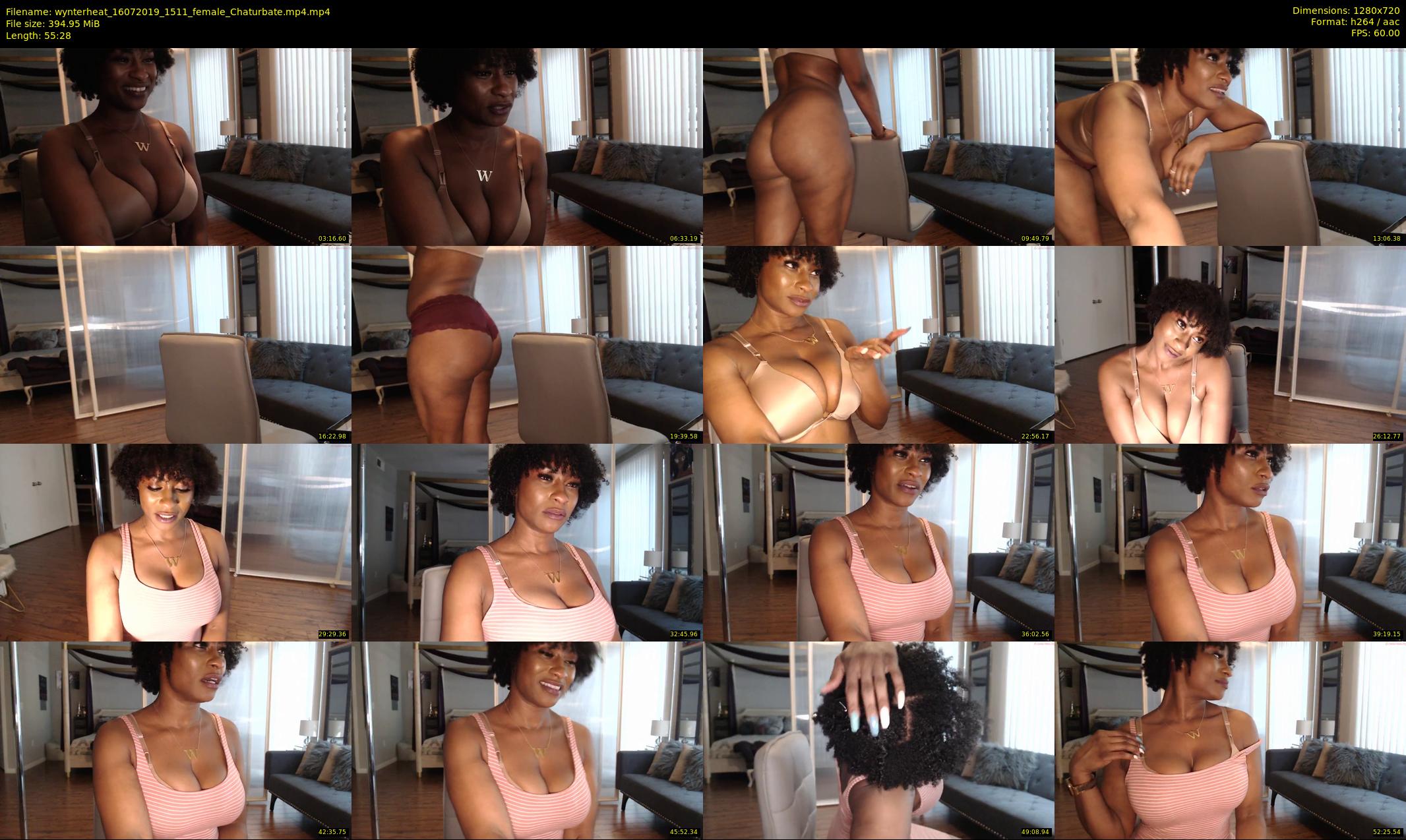 wynterheat — 56 minute Chaturbate female cam show recording, 720p, Jul 16, 2019