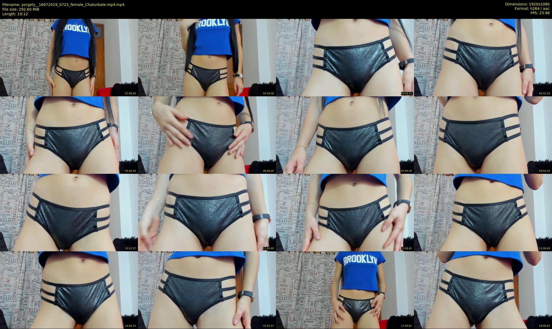 yorgely_ — 20 minute Chaturbate female cam show recording, 1080p, Jul 16, 2019