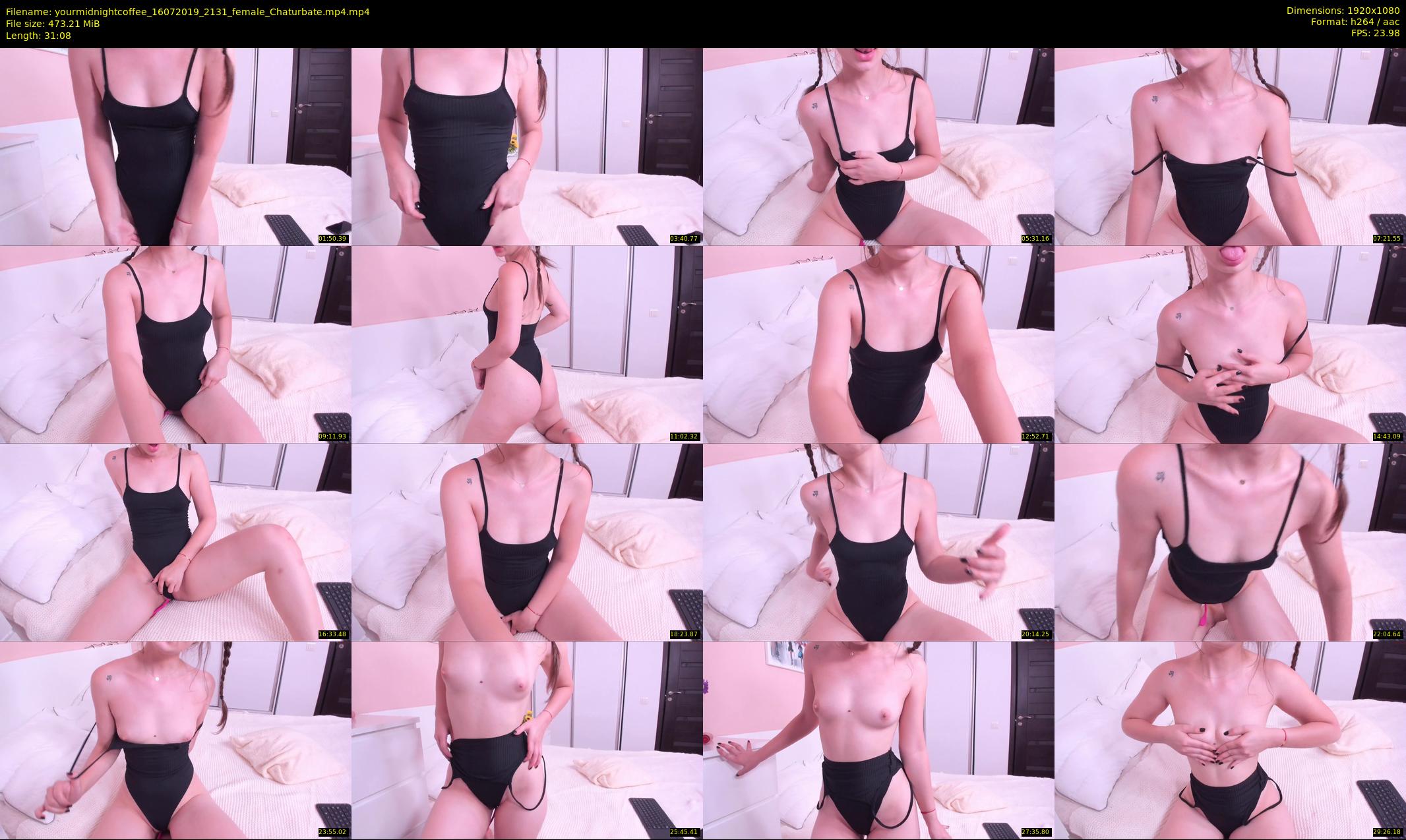 yourmidnightcoffee — 32 minute Chaturbate female cam show recording, 1080p, Jul 16, 2019
