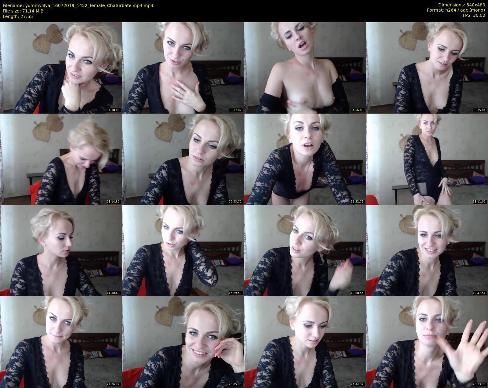 yummylilya — 28 minute Chaturbate female cam show recording, 480p, Jul 16, 2019