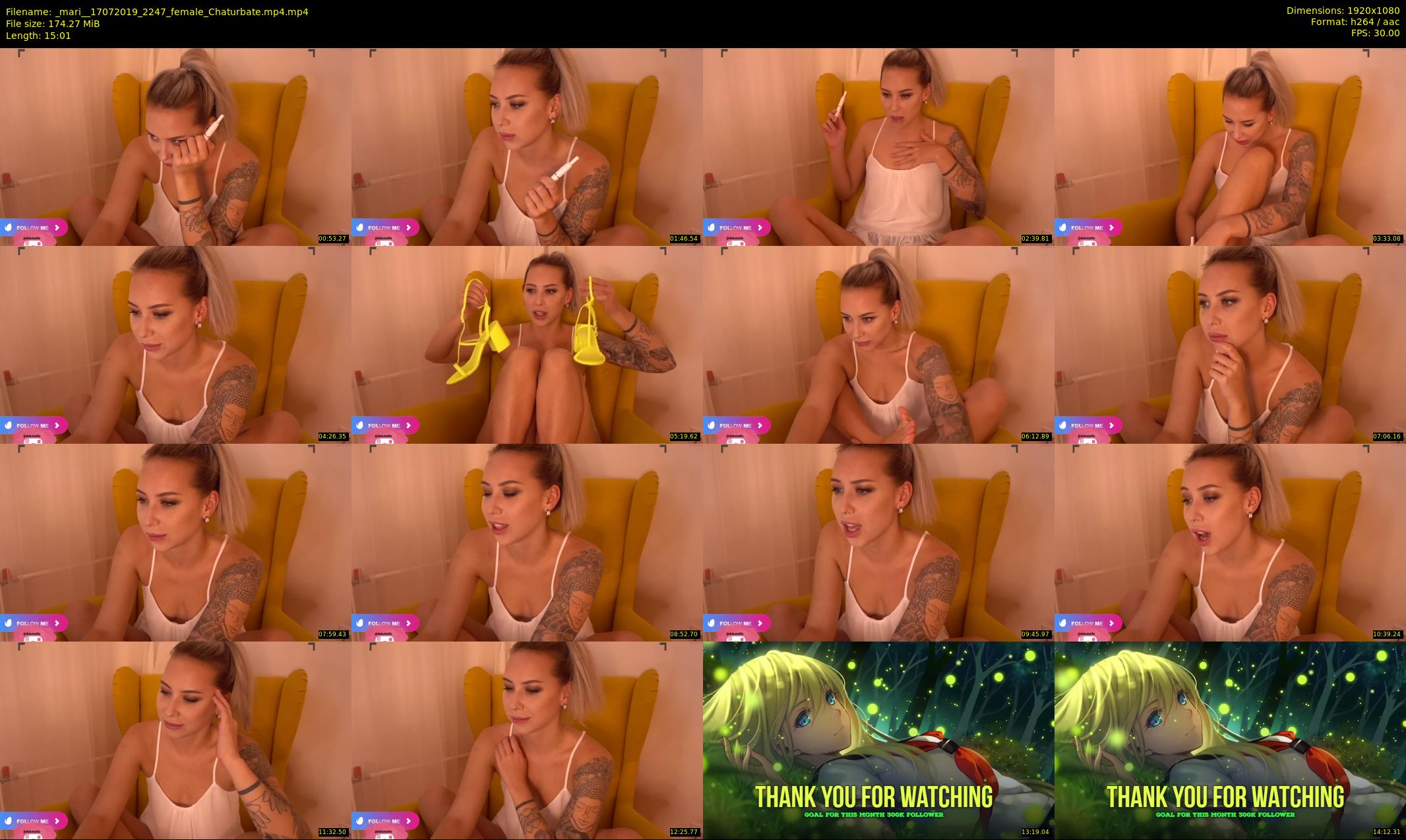 _mari_ — 16 minute Chaturbate female cam show recording, 1080p, Jul 17, 2019