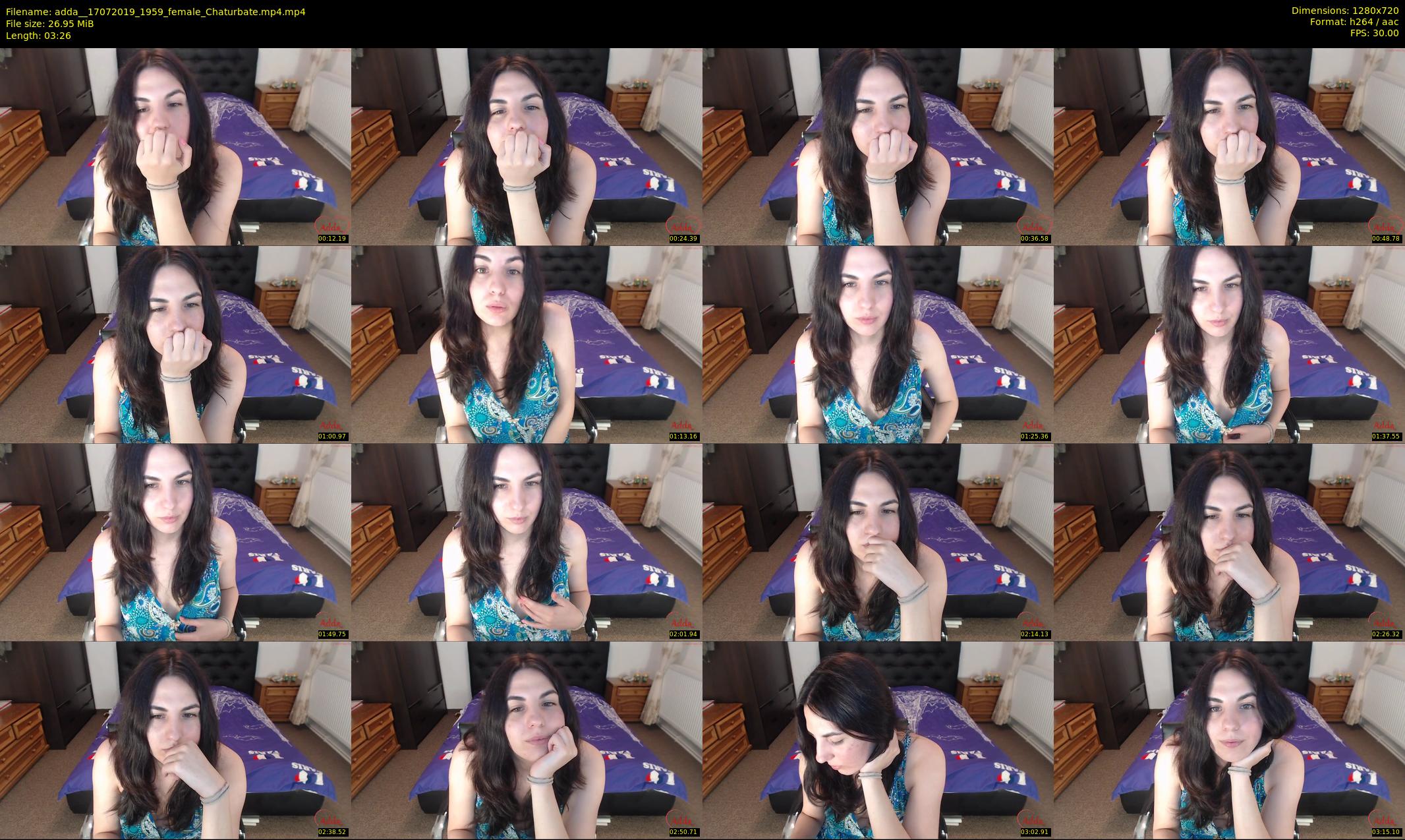 adda_ — 4 minute Chaturbate female cam show recording, 720p, Jul 17, 2019