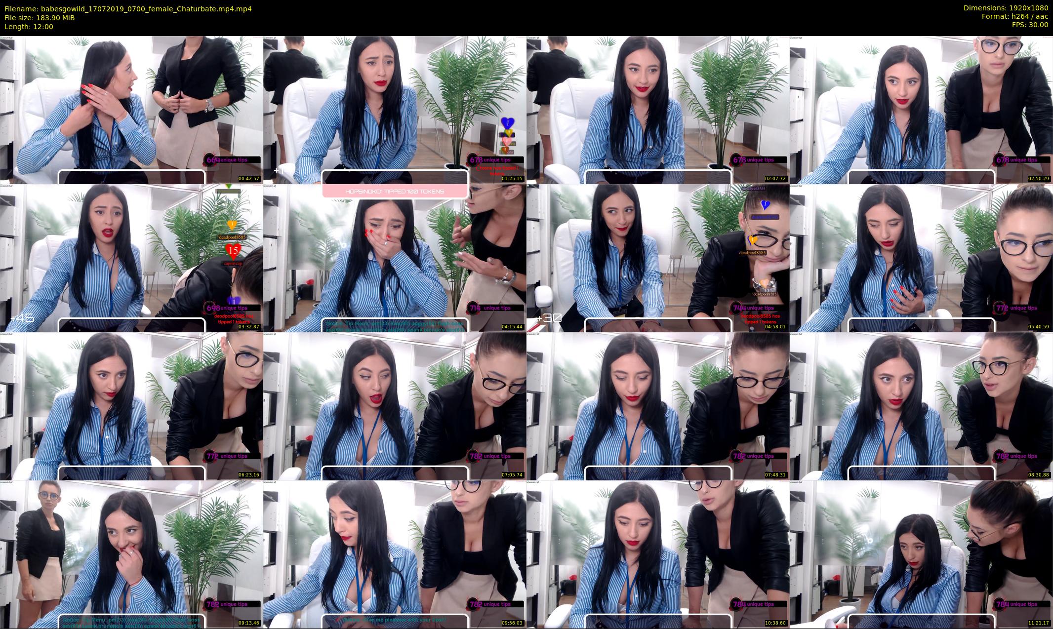 babesgowild — 12 minute Chaturbate couple cam show recording, 1080p, Jul 17, 2019