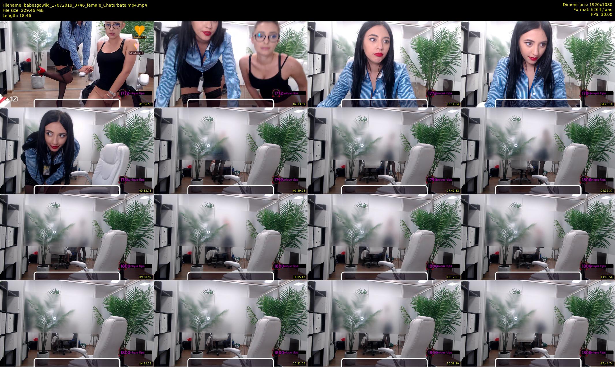 babesgowild — 19 minute Chaturbate couple cam show recording, 1080p, Jul 17, 2019