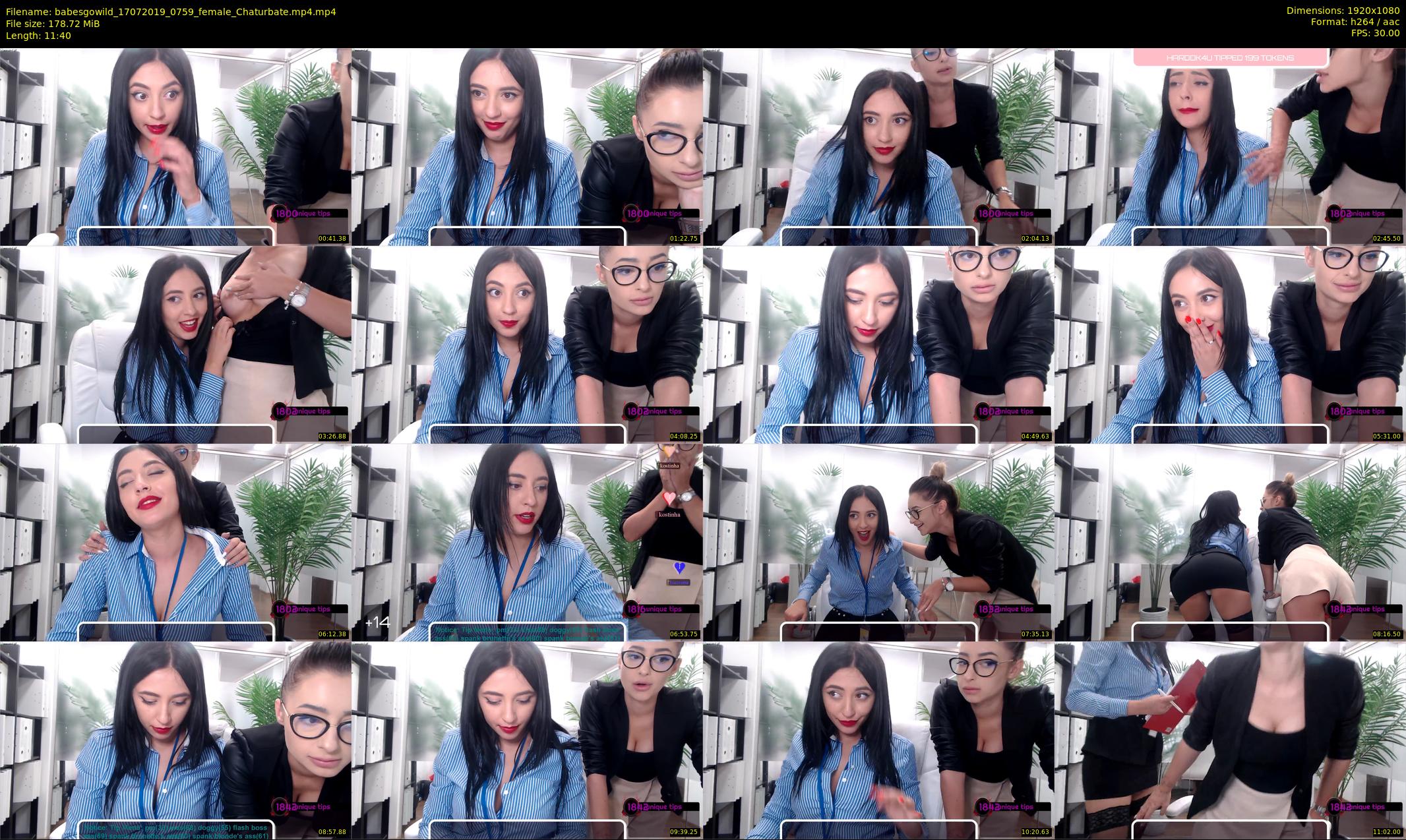 babesgowild — 12 minute Chaturbate couple cam show recording, 1080p, Jul 17, 2019