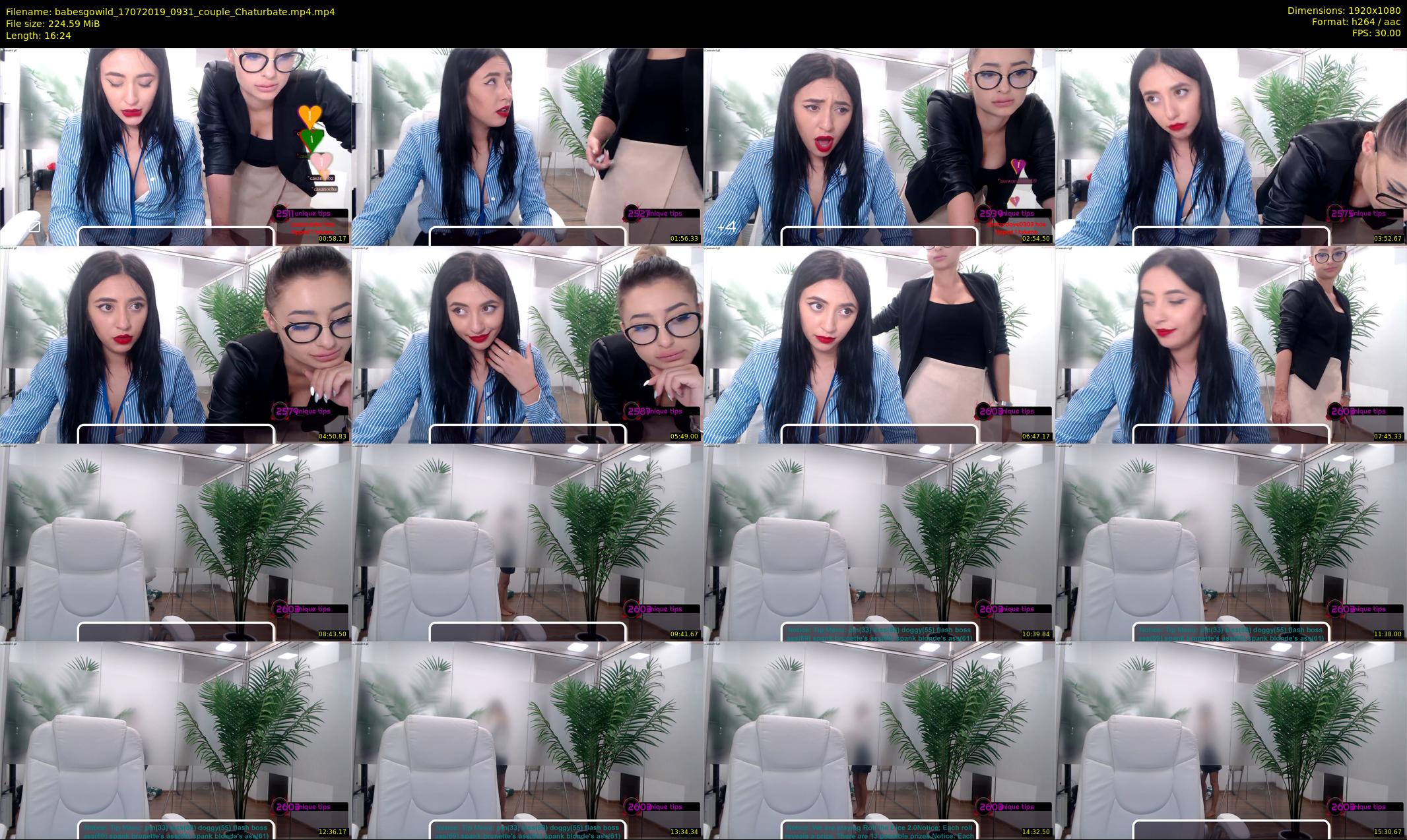 babesgowild — 17 minute Chaturbate couple cam show recording, 1080p, Jul 17, 2019