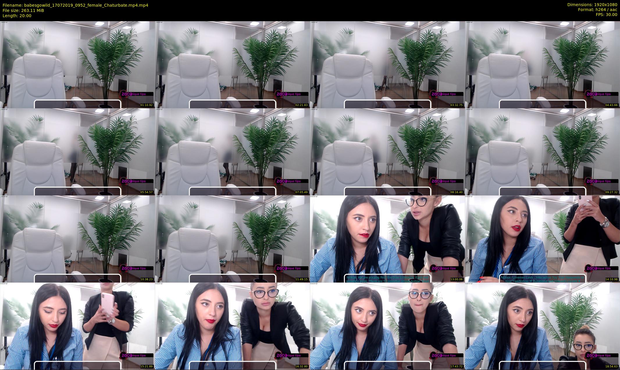 babesgowild — 20 minute Chaturbate couple cam show recording, 1080p, Jul 17, 2019