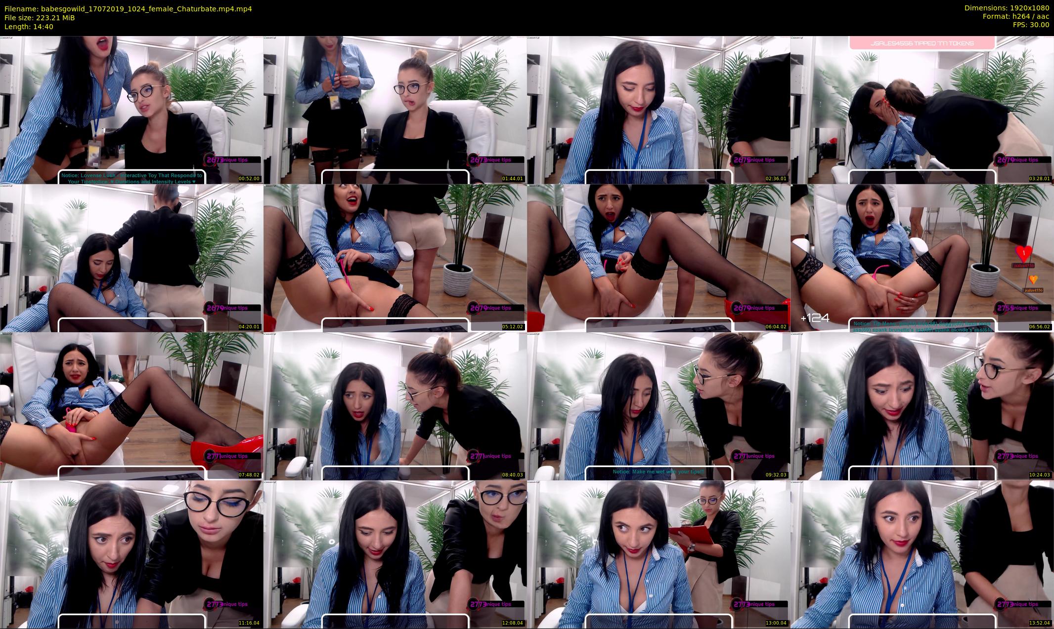 babesgowild — 15 minute Chaturbate couple cam show recording, 1080p, Jul 17, 2019