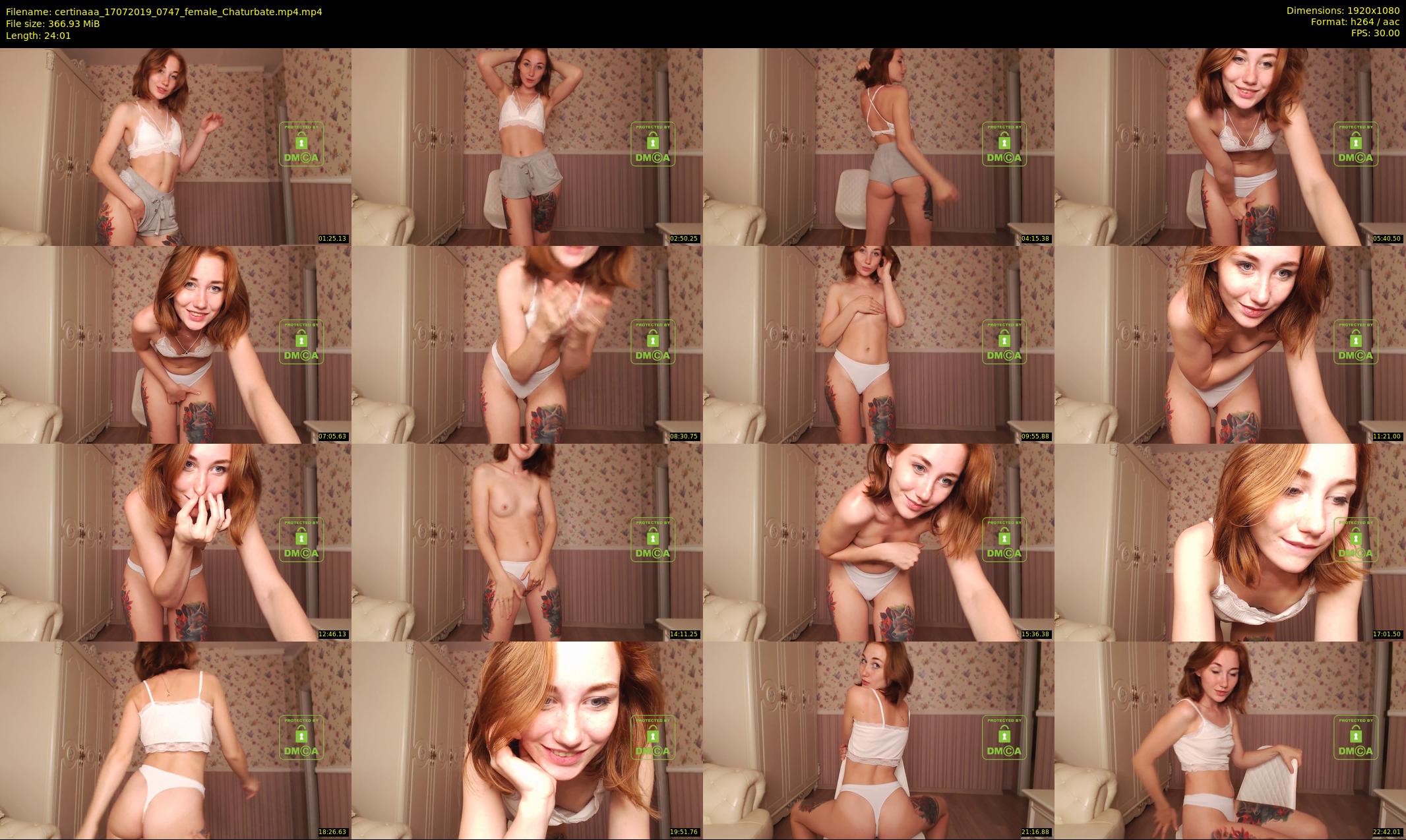 certinaaa — 25 minute Chaturbate female cam show recording, 1080p, Jul 17, 2019
