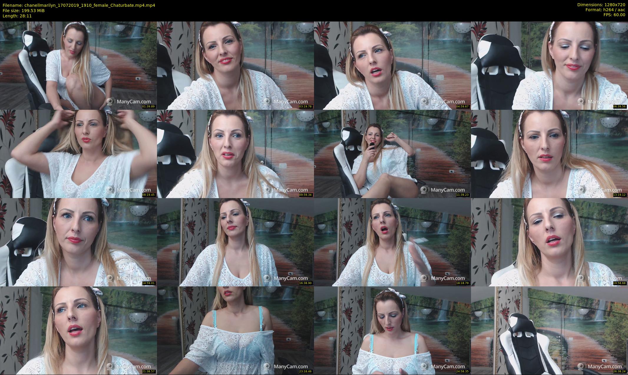 chanellmarilyn — 29 minute Chaturbate female cam show recording, 720p, Jul 17, 2019