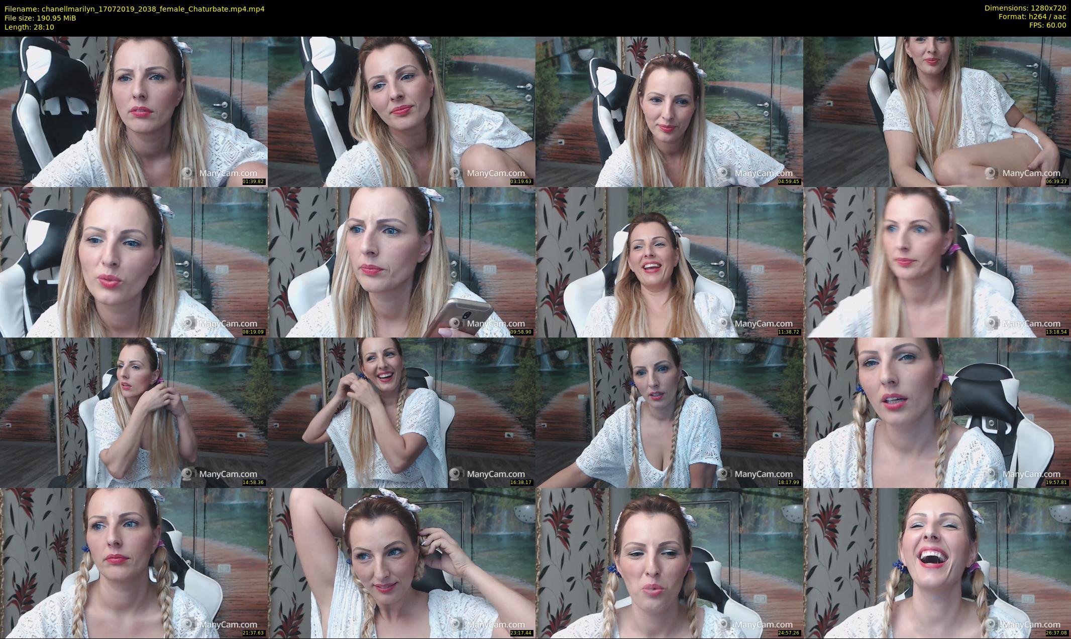 chanellmarilyn — 29 minute Chaturbate female cam show recording, 720p, Jul 17, 2019