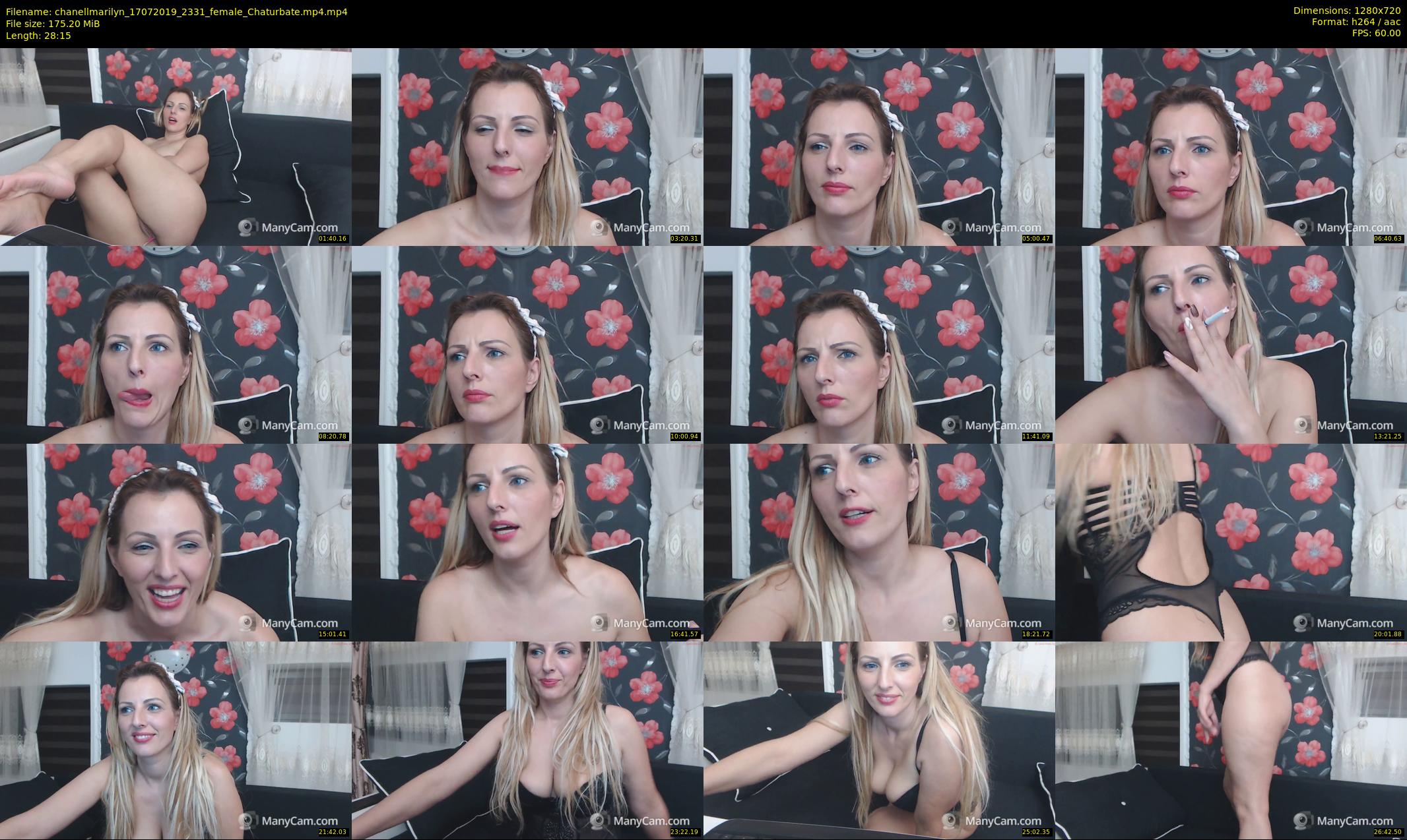 chanellmarilyn — 29 minute Chaturbate female cam show recording, 720p, Jul 17, 2019