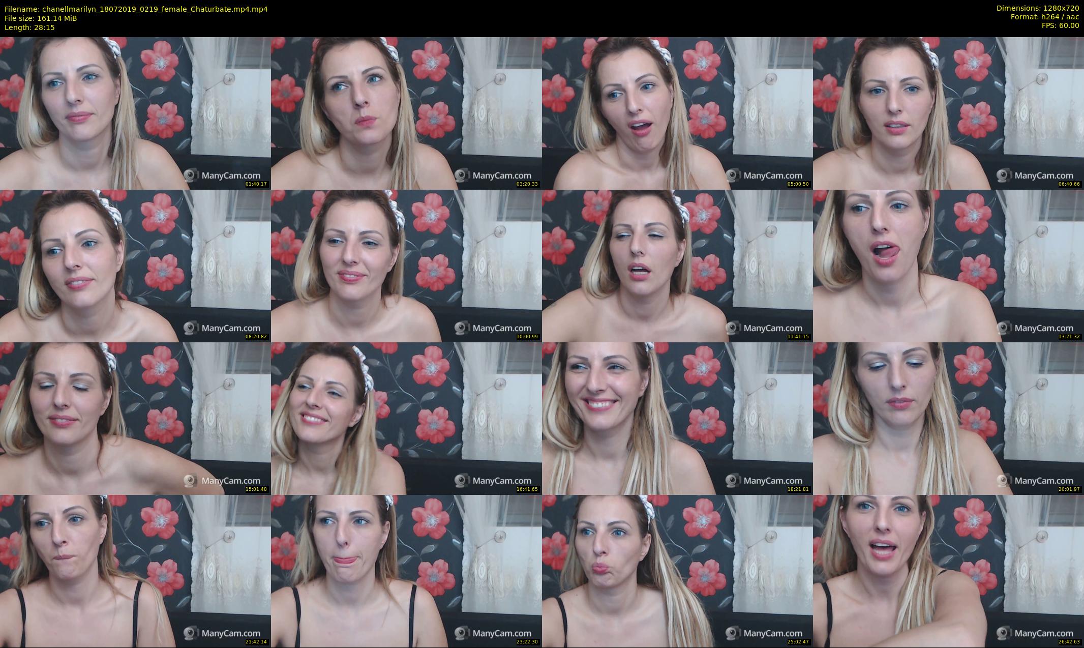 chanellmarilyn — 29 minute Chaturbate female cam show recording, 720p, Jul 18, 2019