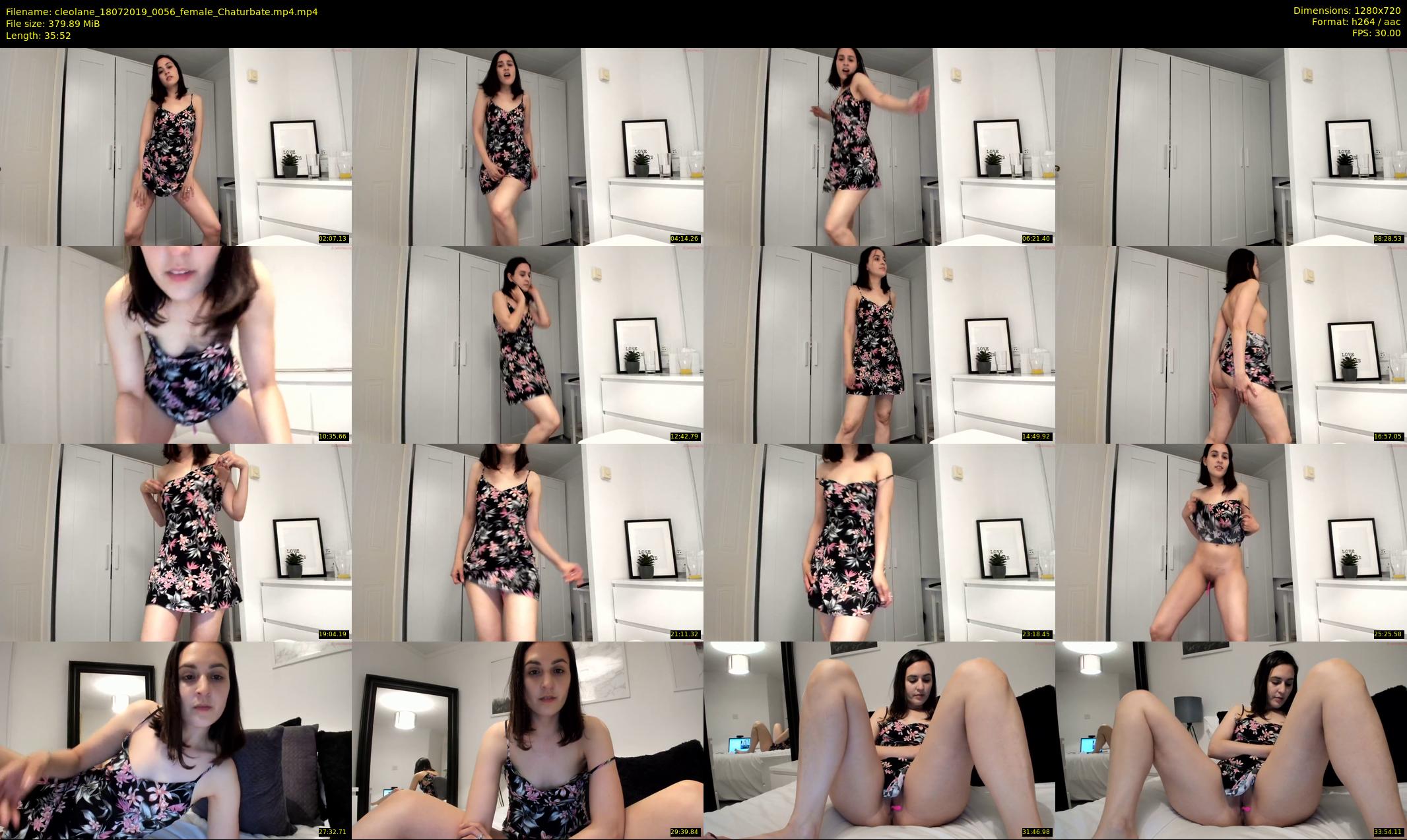 cleolane — 36 minute Chaturbate female cam show recording, 720p, Jul 18, 2019