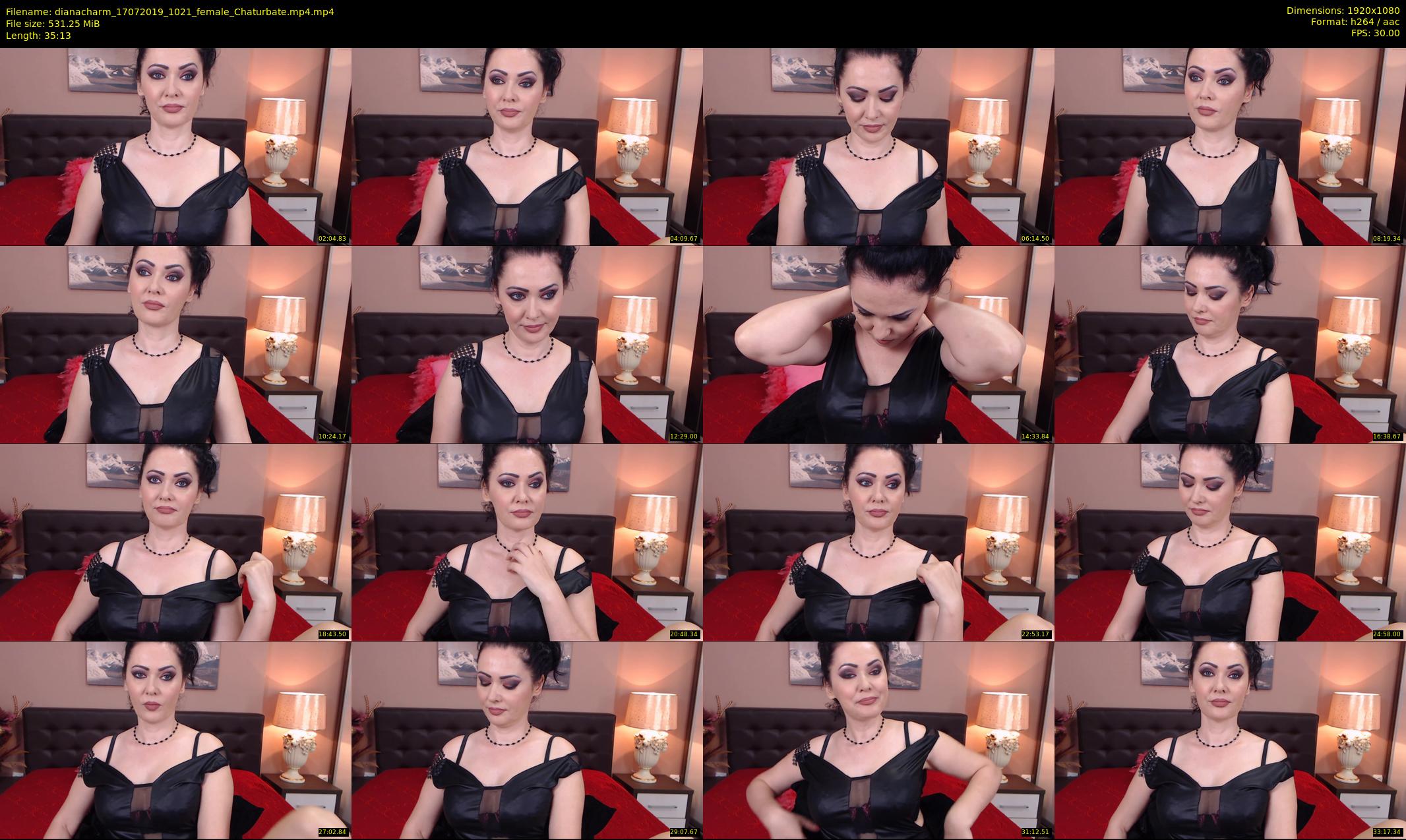 dianacharm — 36 minute Chaturbate female cam show recording, 1080p, Jul 17, 2019