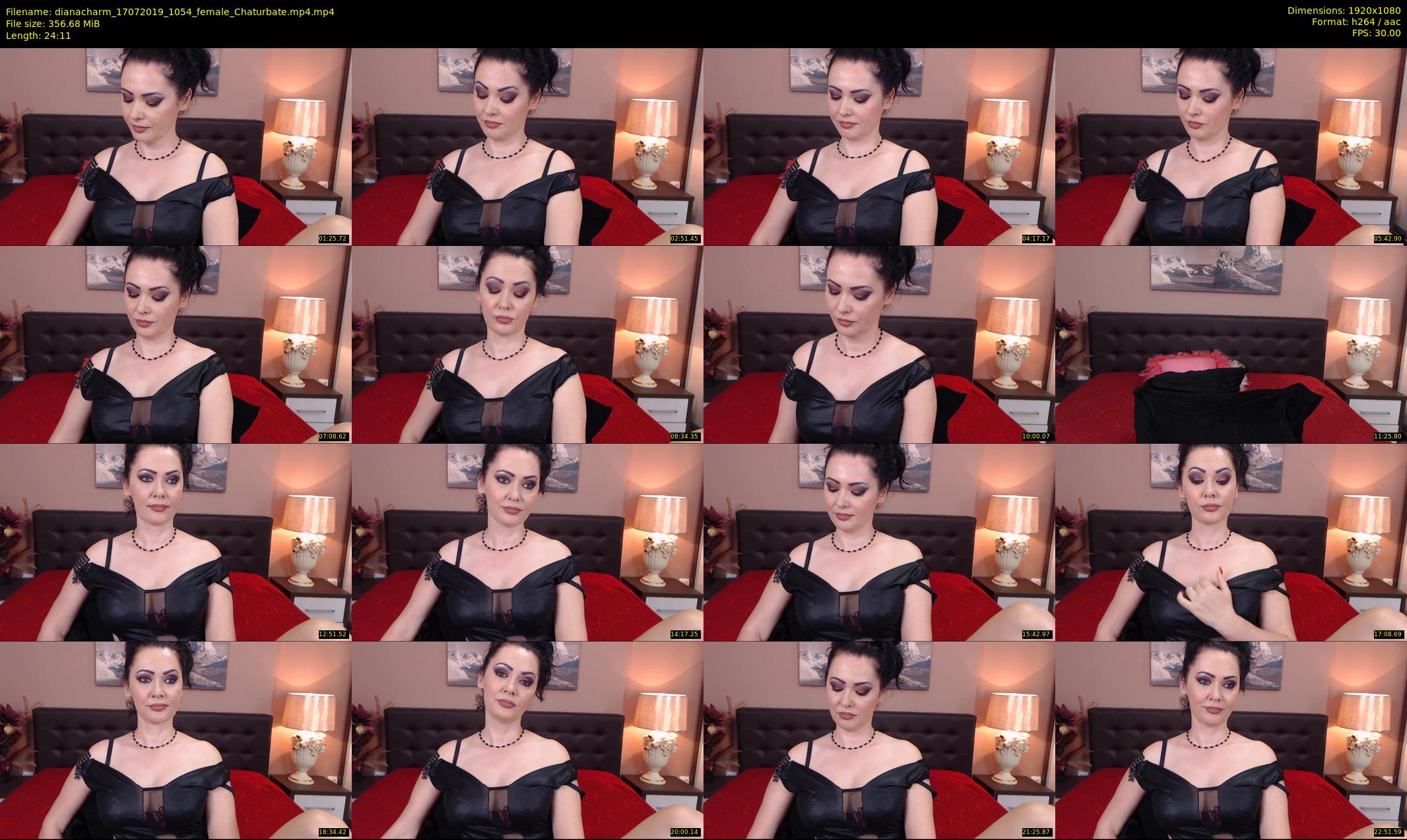 dianacharm — 25 minute Chaturbate female cam show recording, 1080p, Jul 17, 2019