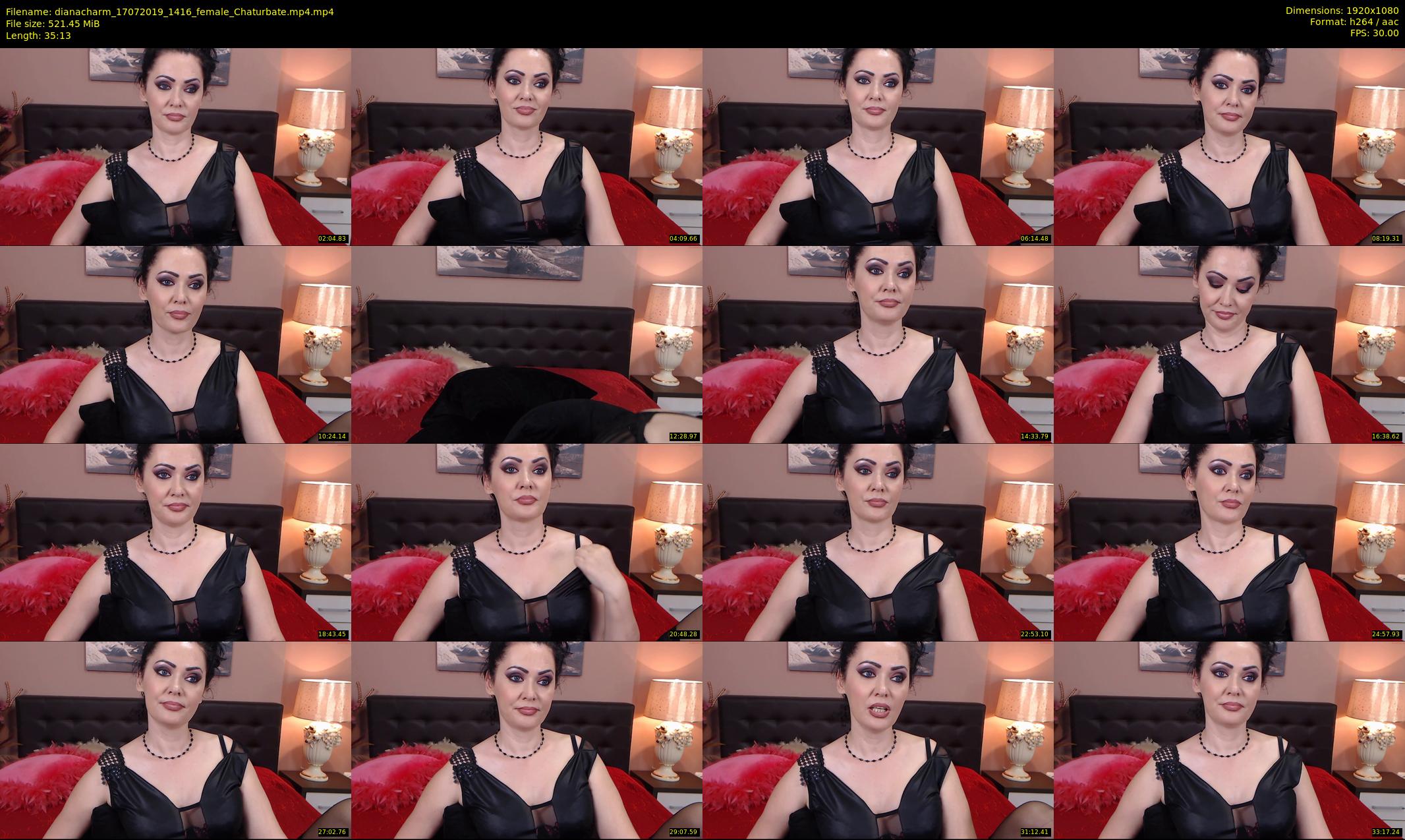 dianacharm — 36 minute Chaturbate female cam show recording, 1080p, Jul 17, 2019