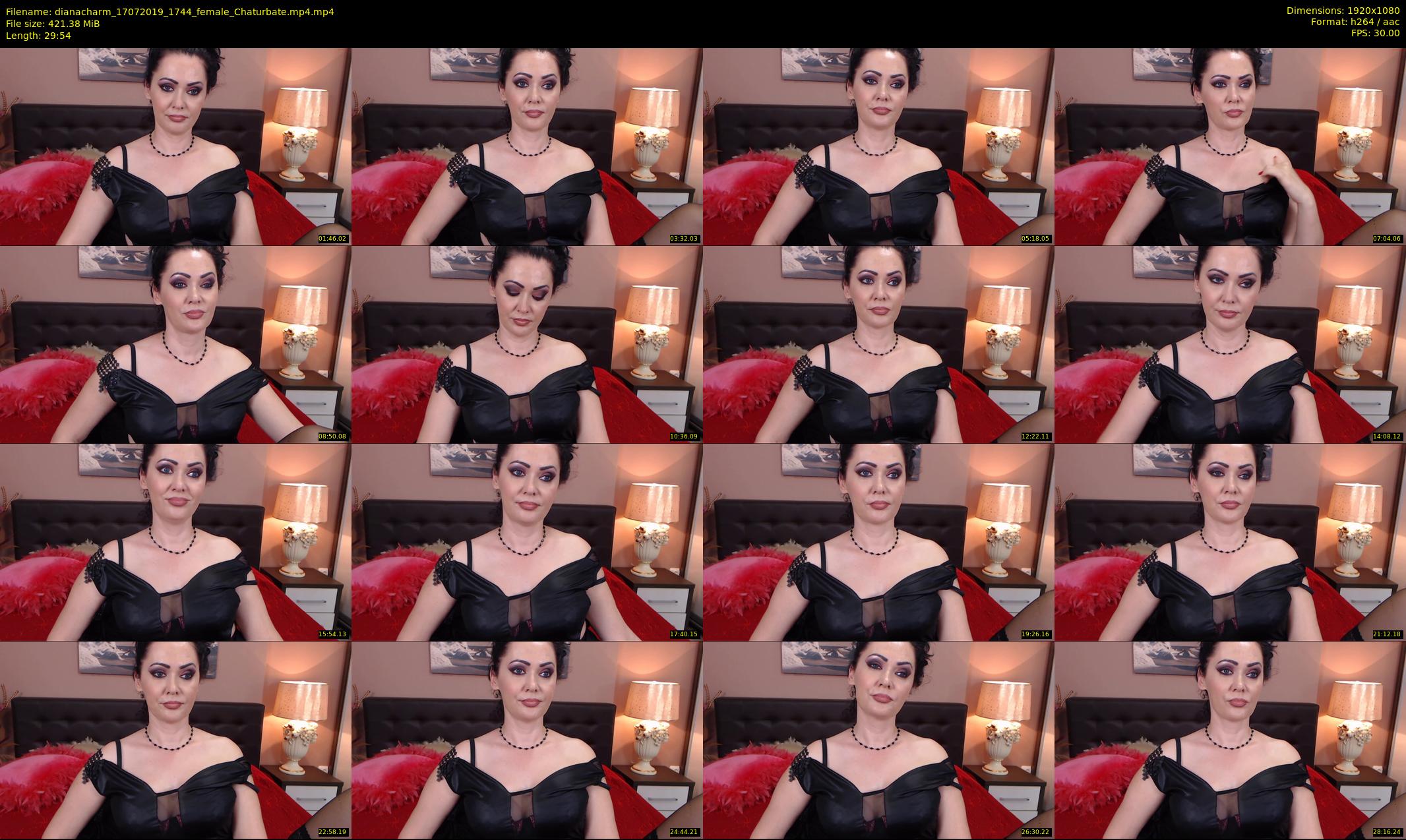 dianacharm — 30 minute Chaturbate female cam show recording, 1080p, Jul 17, 2019