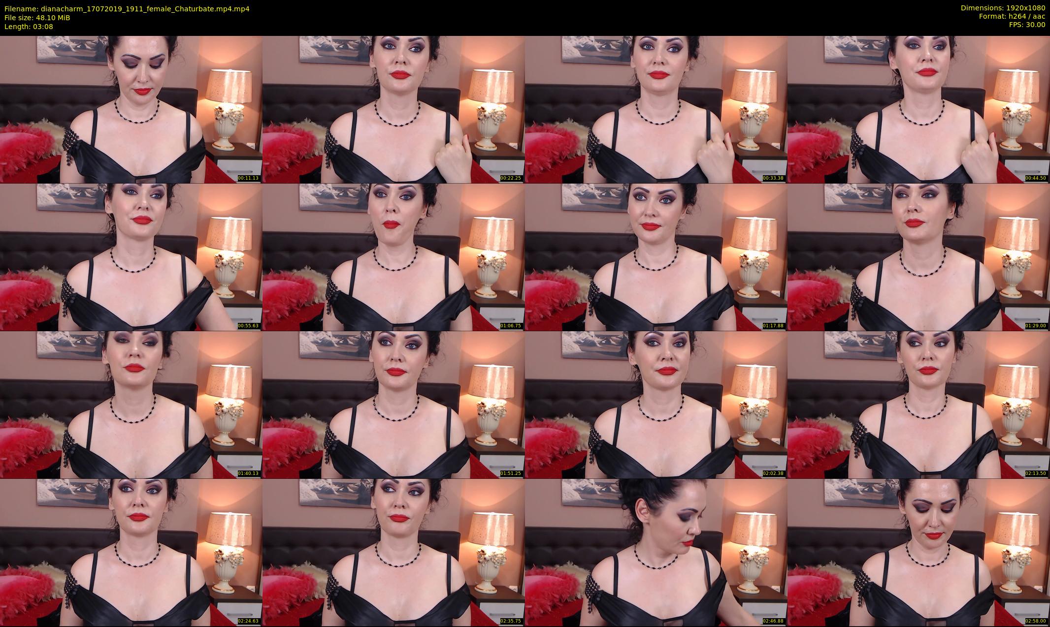 dianacharm — 4 minute Chaturbate female cam show recording, 1080p, Jul 17, 2019