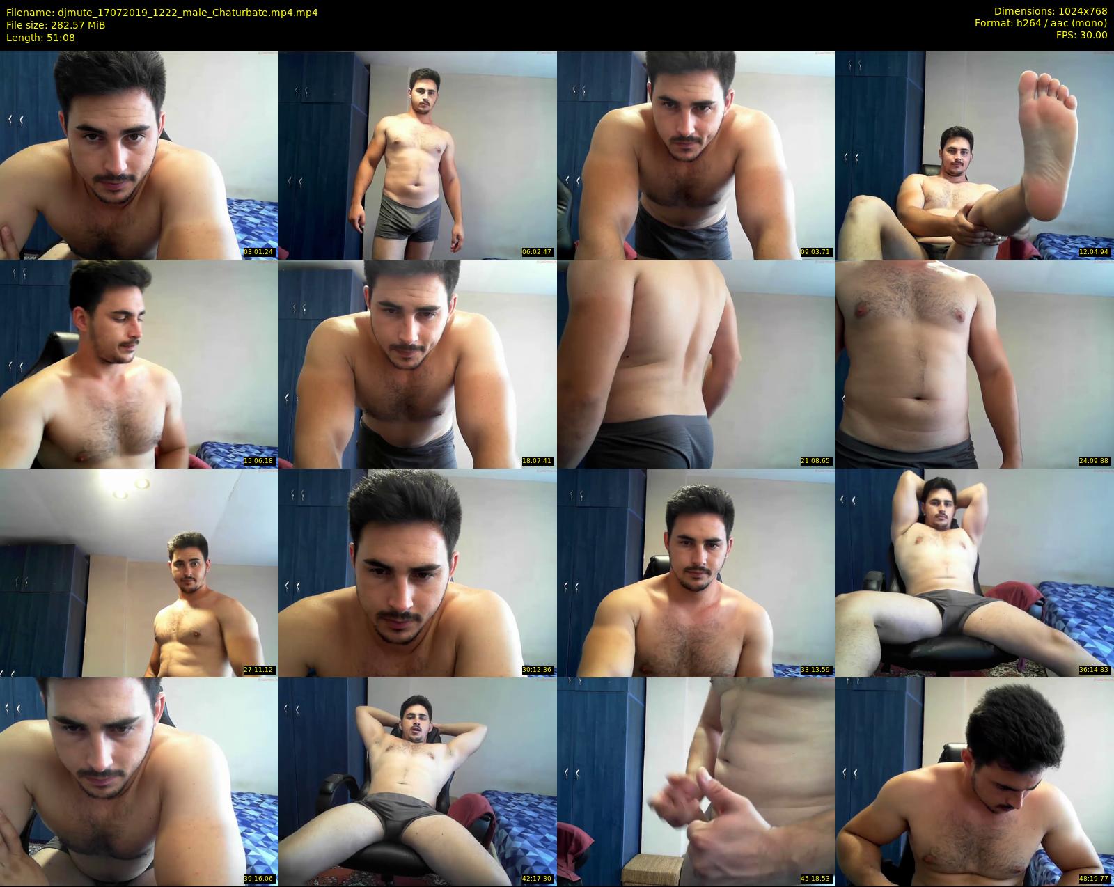 djmute — 52 minute Chaturbate male cam show recording, 720p, Jul 17, 2019