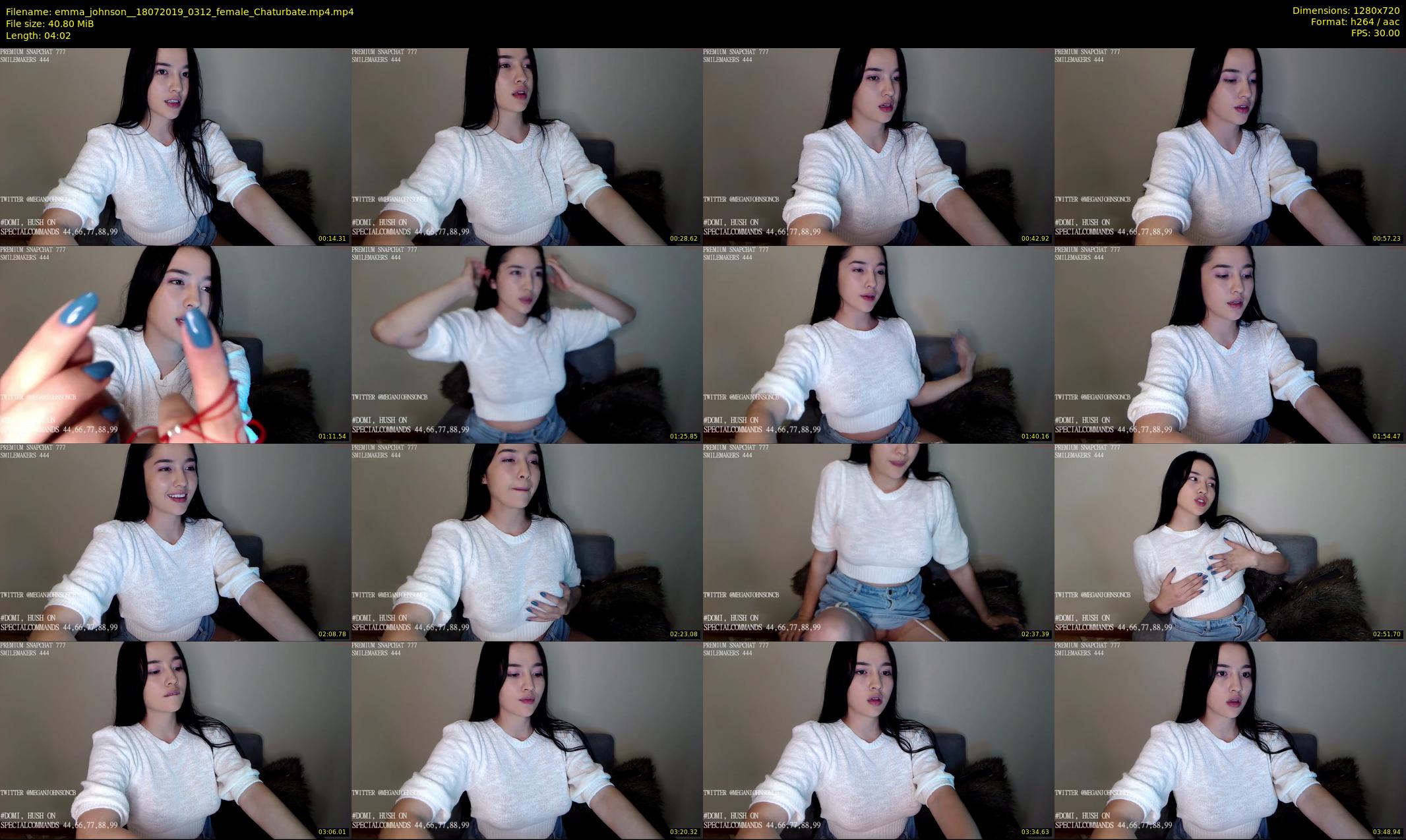 emma_johnson_ — 5 minute Chaturbate female cam show recording, 720p, Jul 18, 2019