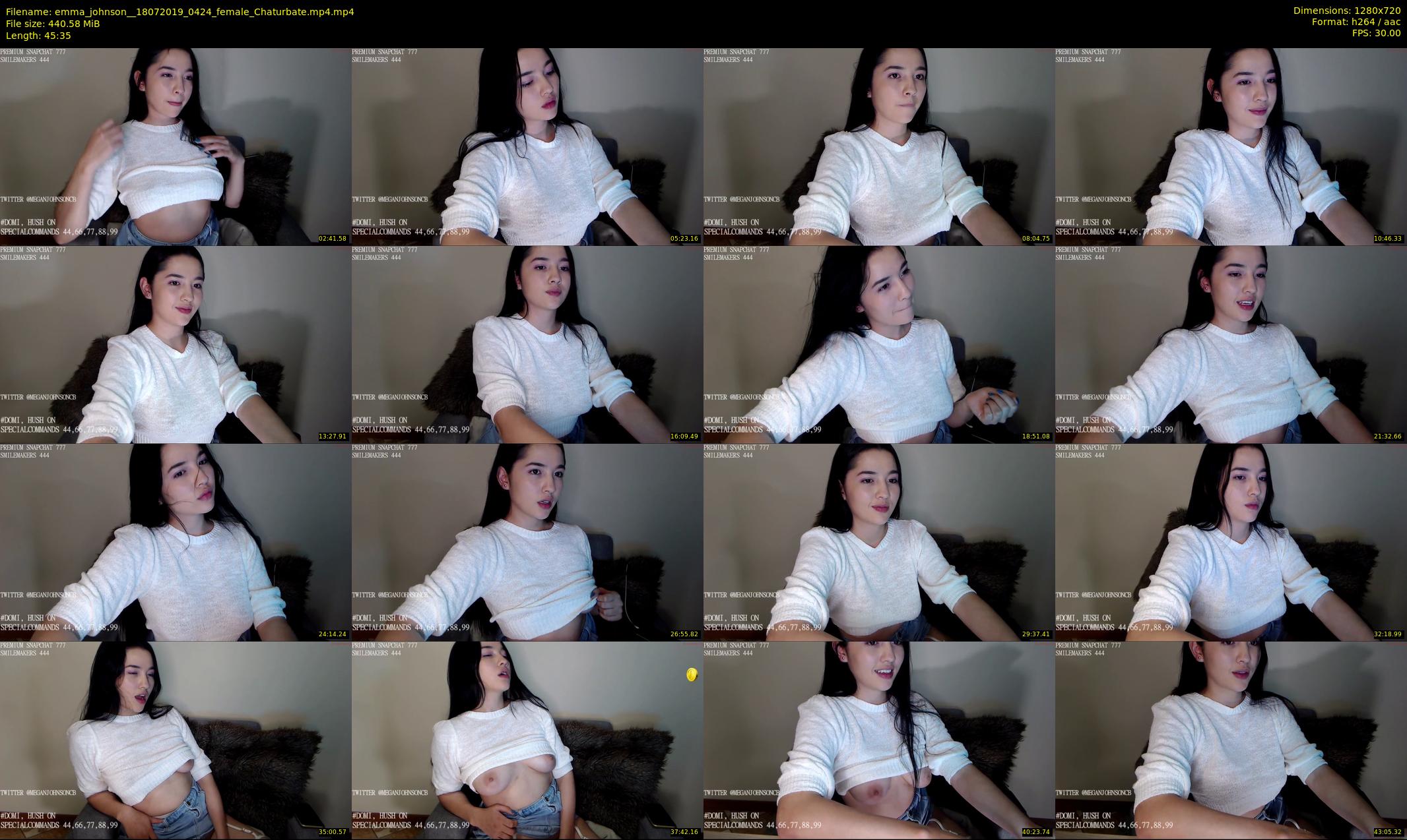 emma_johnson_ — 46 minute Chaturbate female cam show recording, 720p, Jul 18, 2019