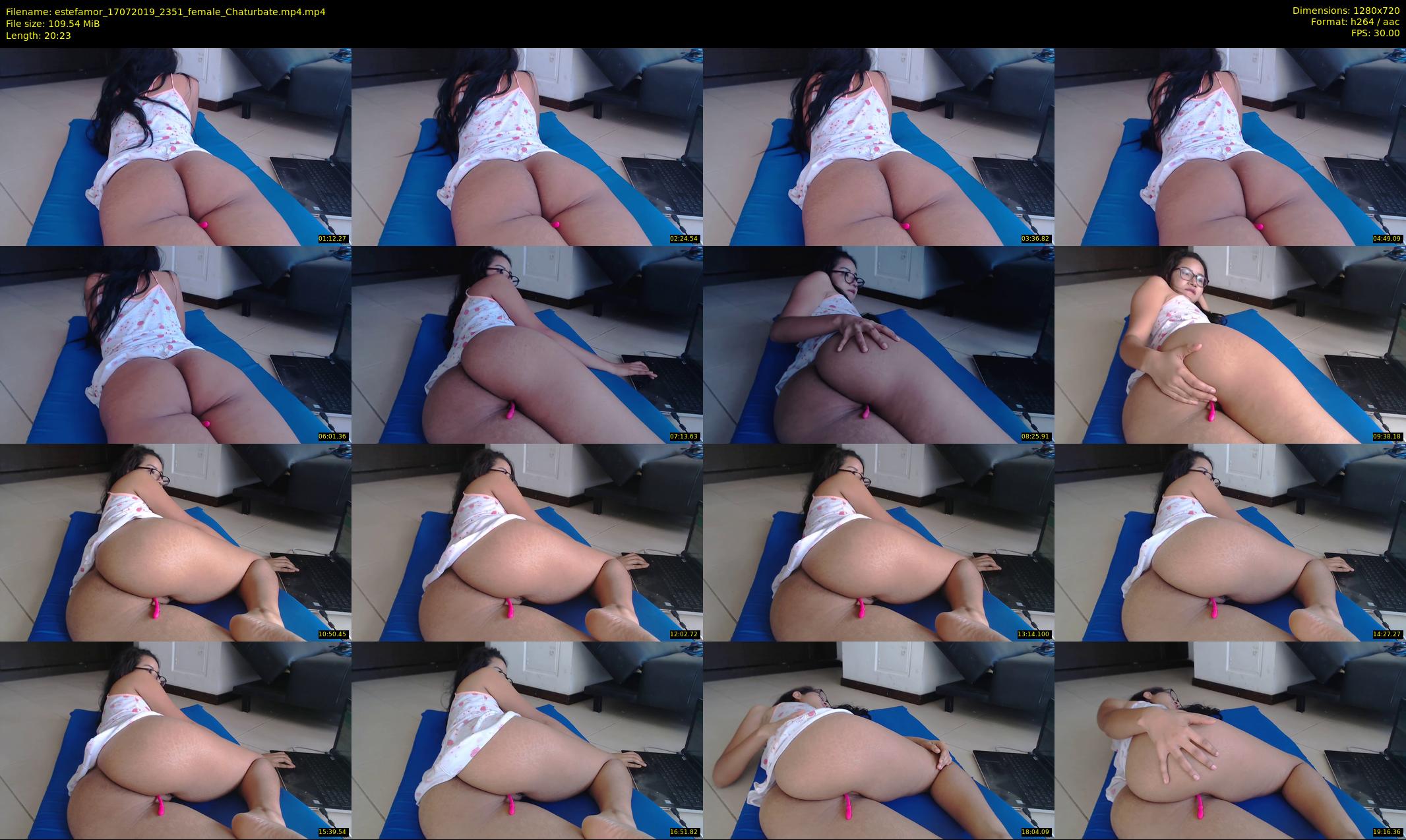 estefamor — 21 minute Chaturbate female cam show recording, 720p, Jul 17, 2019
