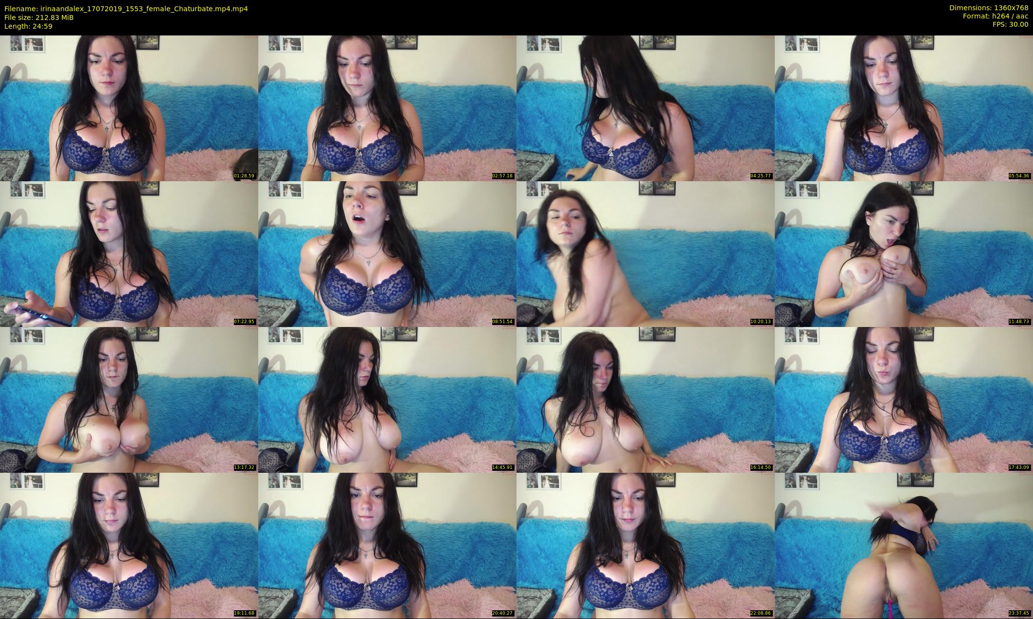 irinaandalex — 25 minute Chaturbate couple cam show recording, 720p, Jul 17, 2019