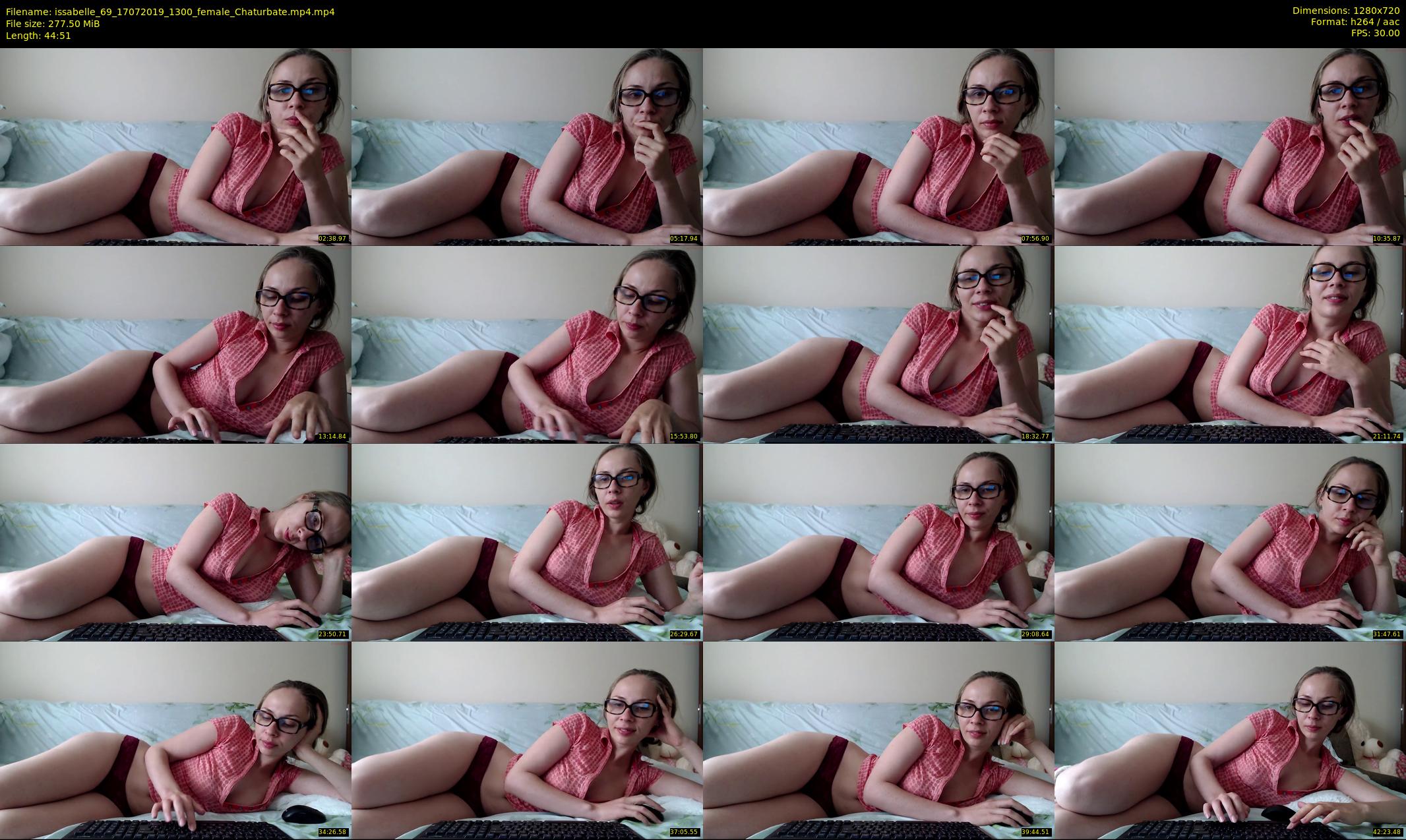 issabelle_69 — 45 minute Chaturbate couple cam show recording, 720p, Jul 17, 2019