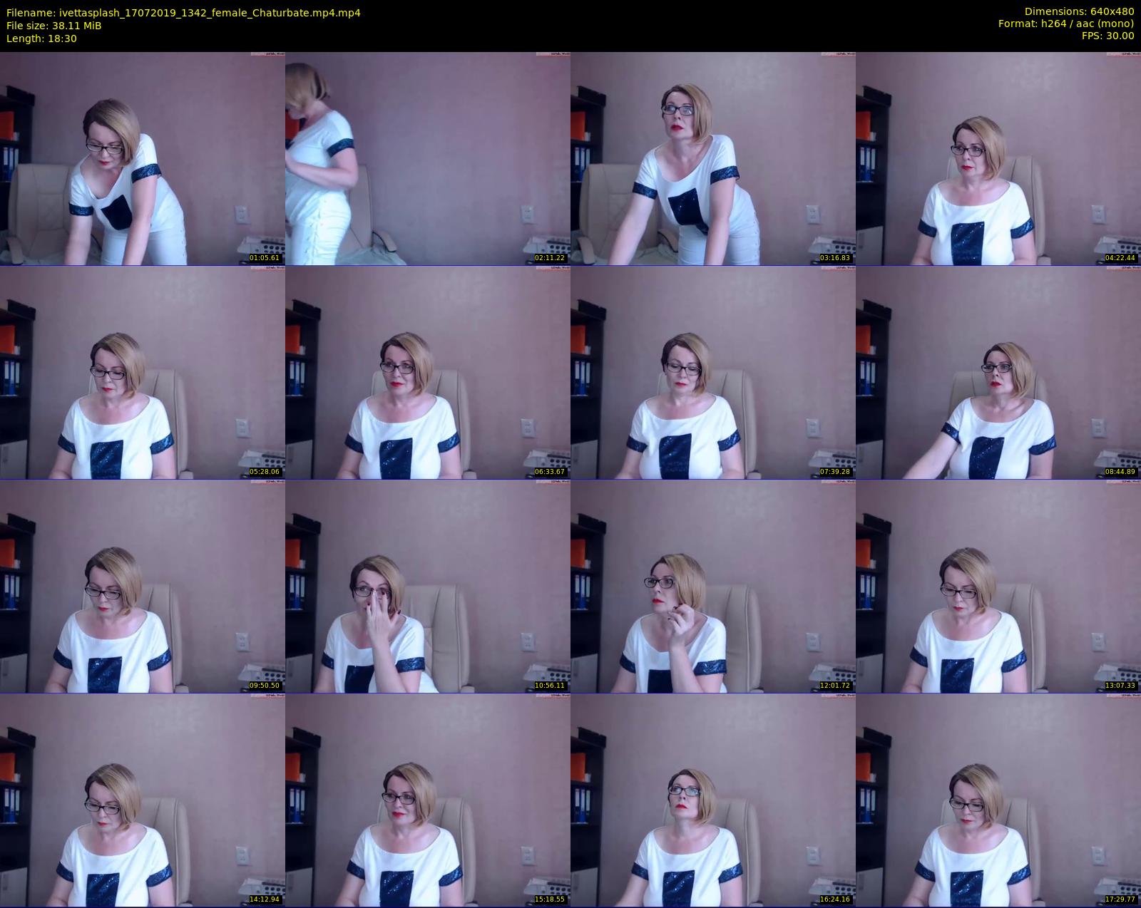 ivettasplash — 19 minute Chaturbate female cam show recording, 480p, Jul 17, 2019