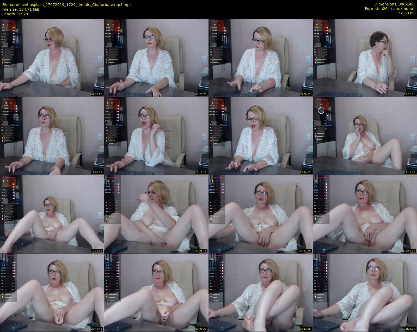 ivettasplash — 38 minute Chaturbate female cam show recording, 480p, Jul 17, 2019