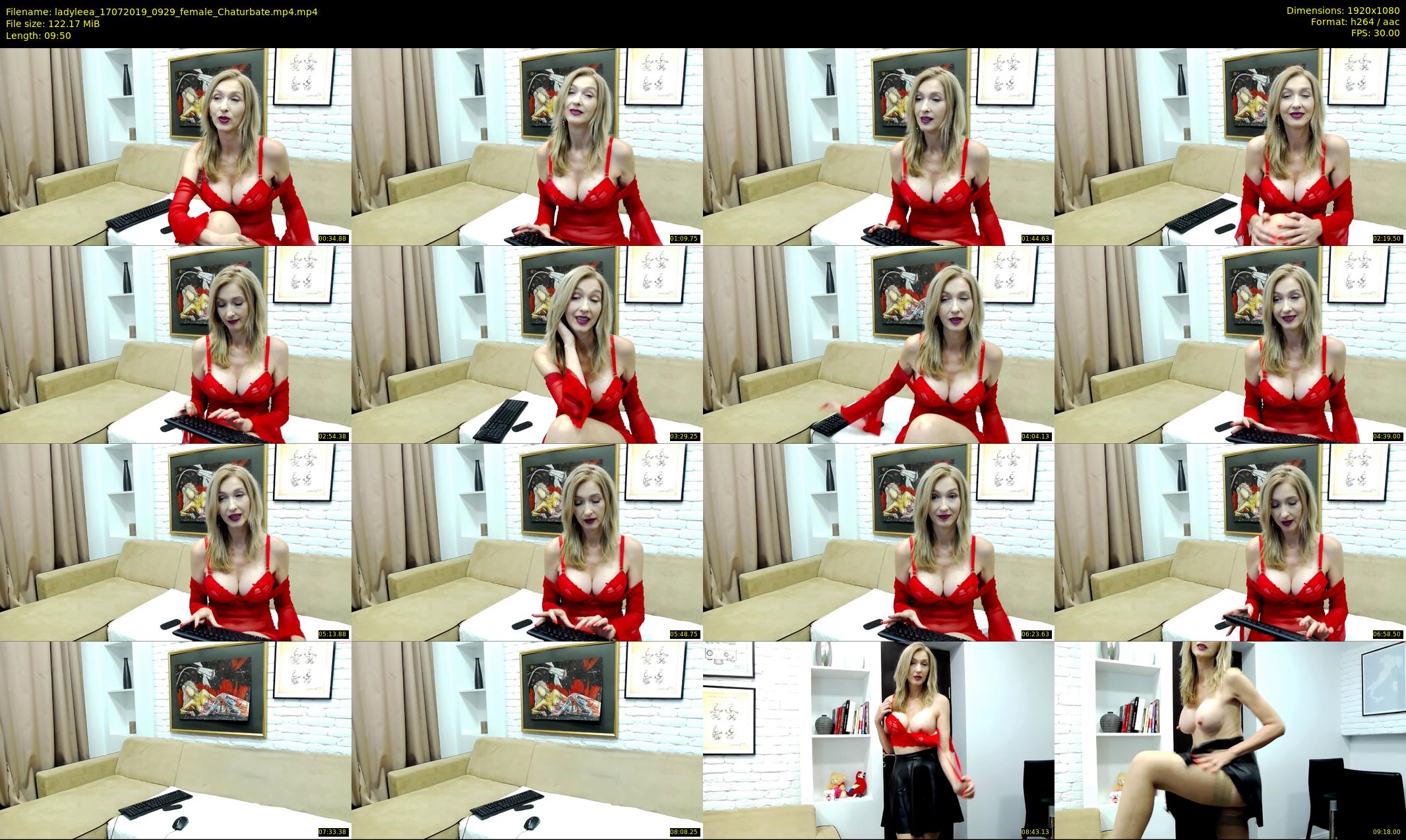 ladyleea — 10 minute Chaturbate female cam show recording, 1080p, Jul 17, 2019